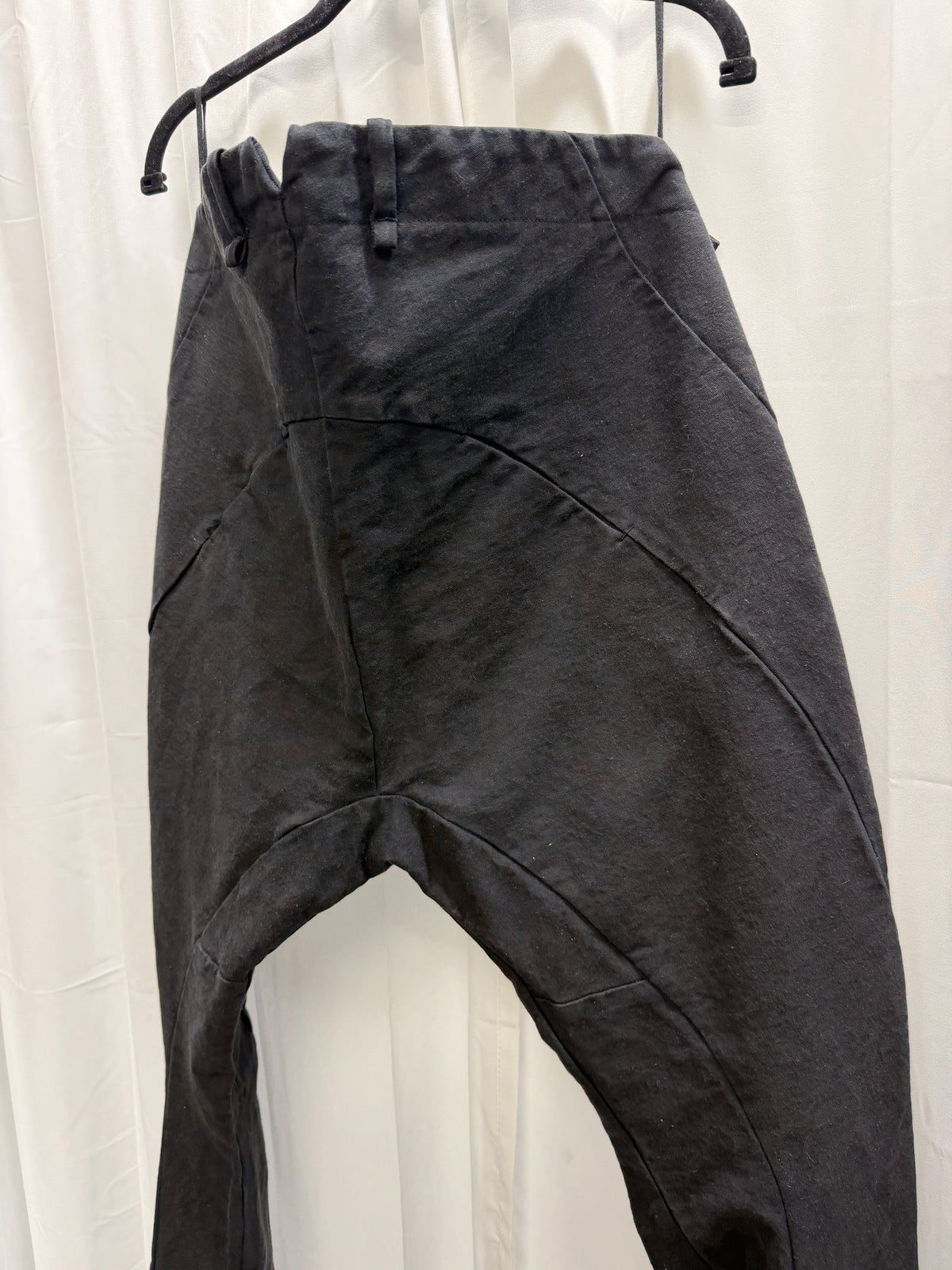 Masnada Anatomical Spiral-Cut 3D Jeans — Black (L)