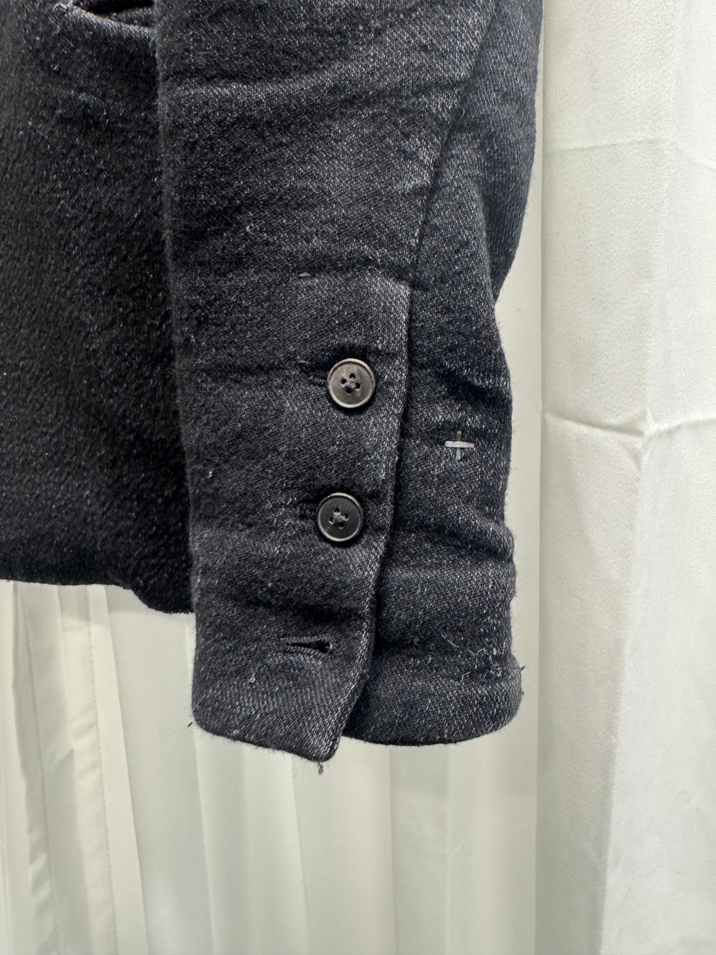 m.a+ woven wool anatomical tailored blazer jacket