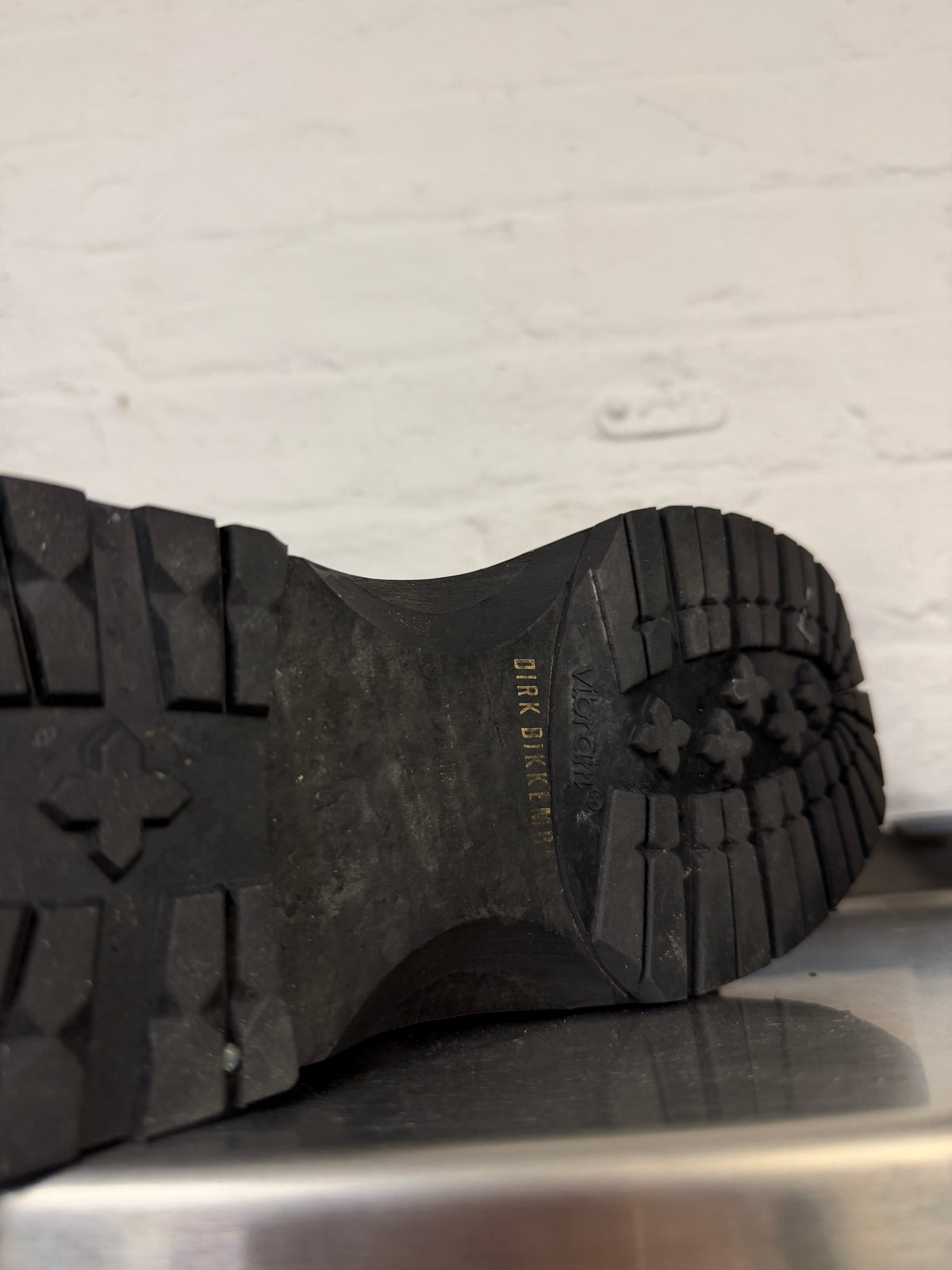 Dirk Bikkembergs AW96 Velcro Strap Moto Boots (42)