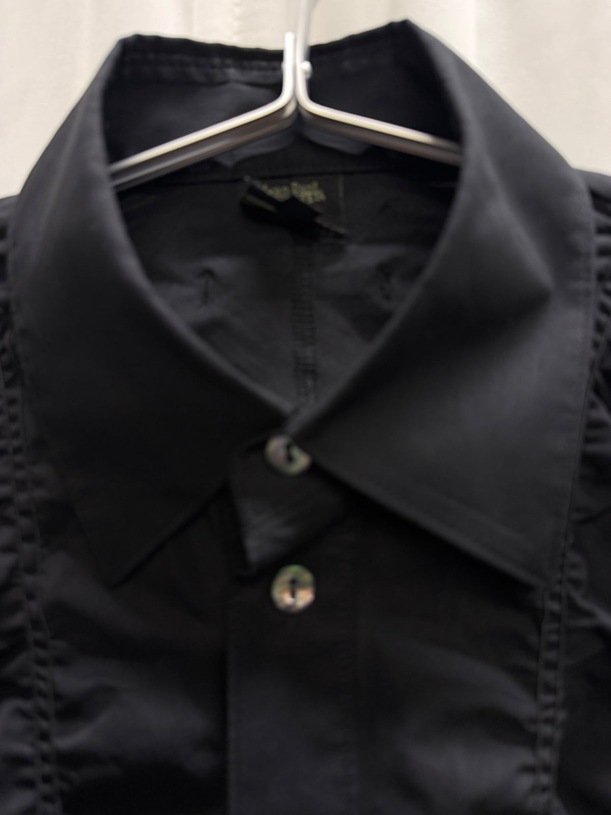 Jean Paul Gaultier Homme Late 90s Stretch Ruched Shirt (48)