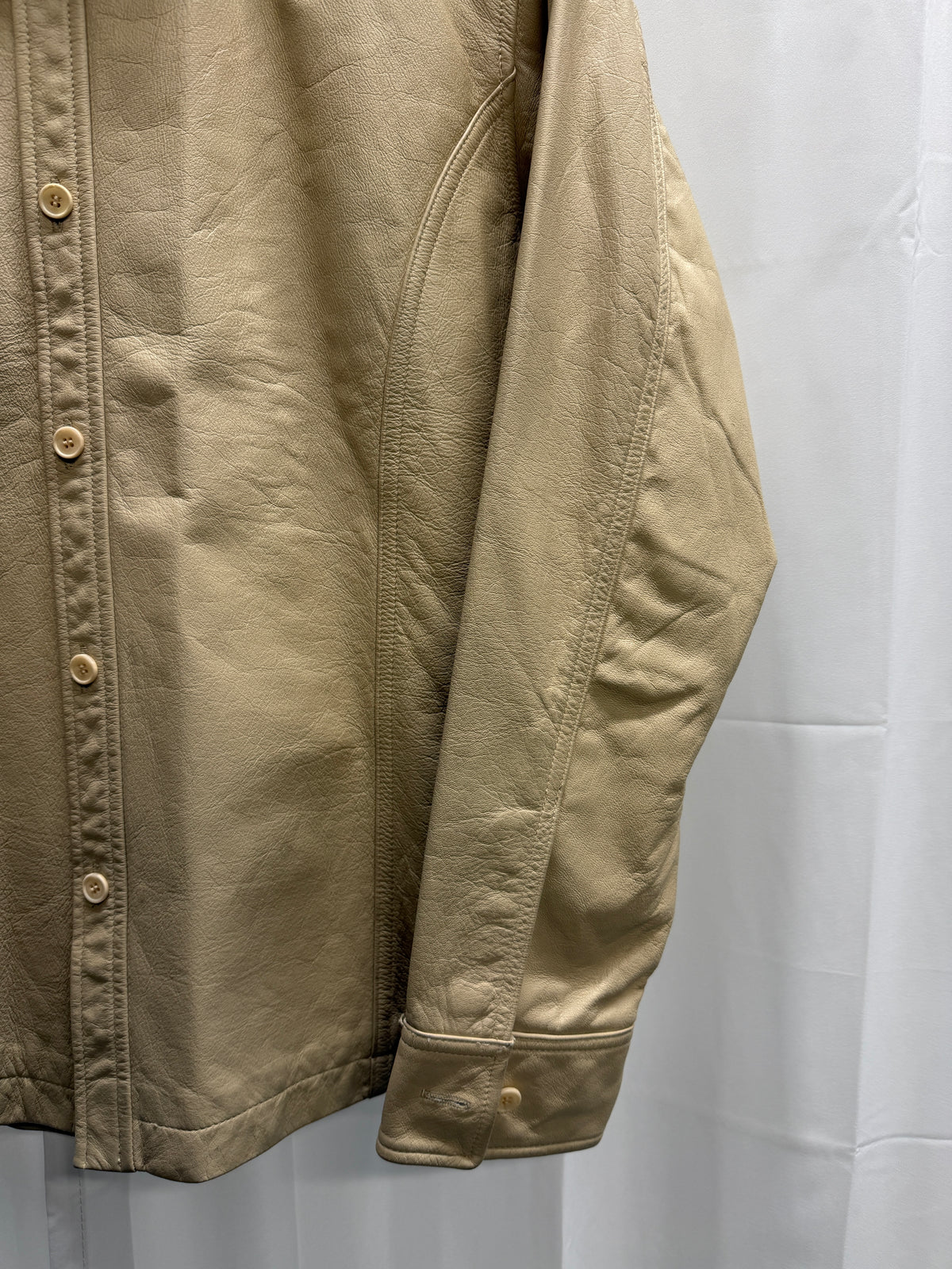 Yohji Yamamoto A.A.R Calf Leather Shirt (48)