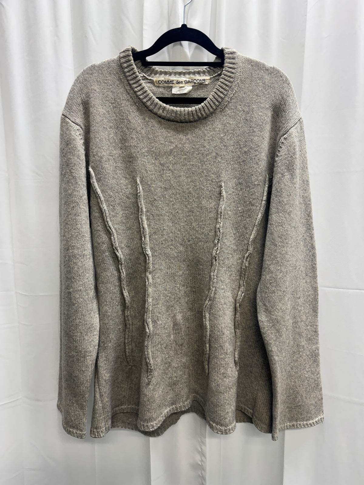 COMME des GARÇONS AW2022 outseam wool knit