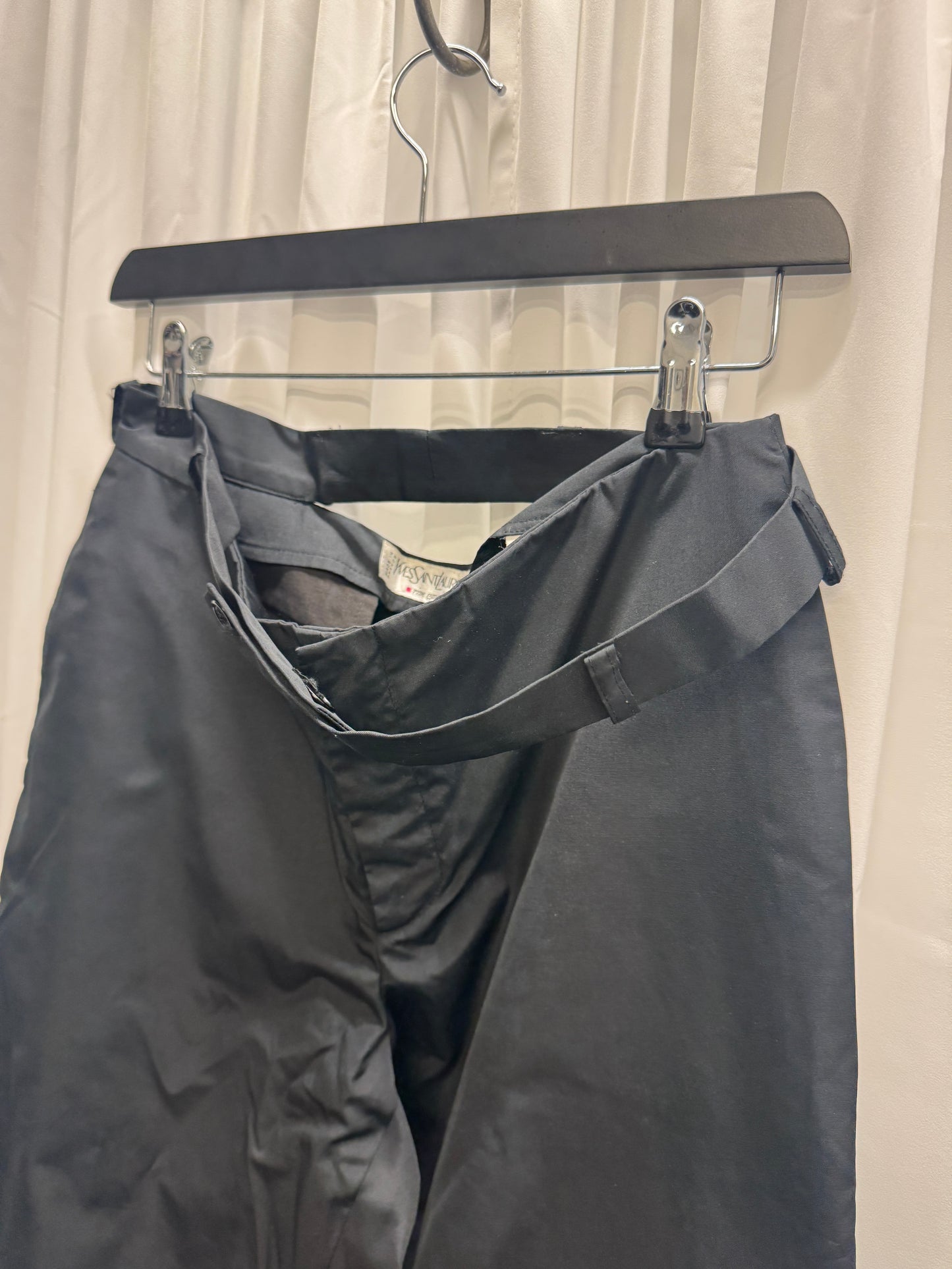 YSL Rive Gauche - AW00 Hedi Slimane Split Waistband Wide Trouser