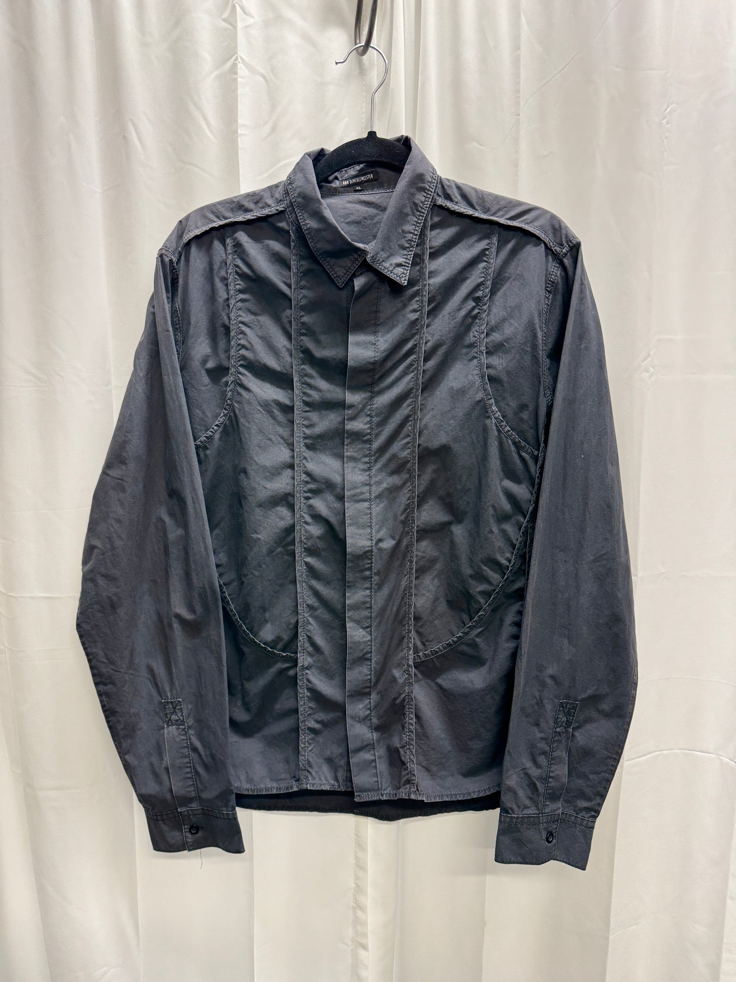 Ann Demeulemeester c2002 Inside Out Construction Shirt