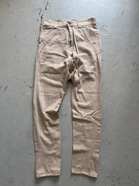 devoa twist seam flap pocket trouser