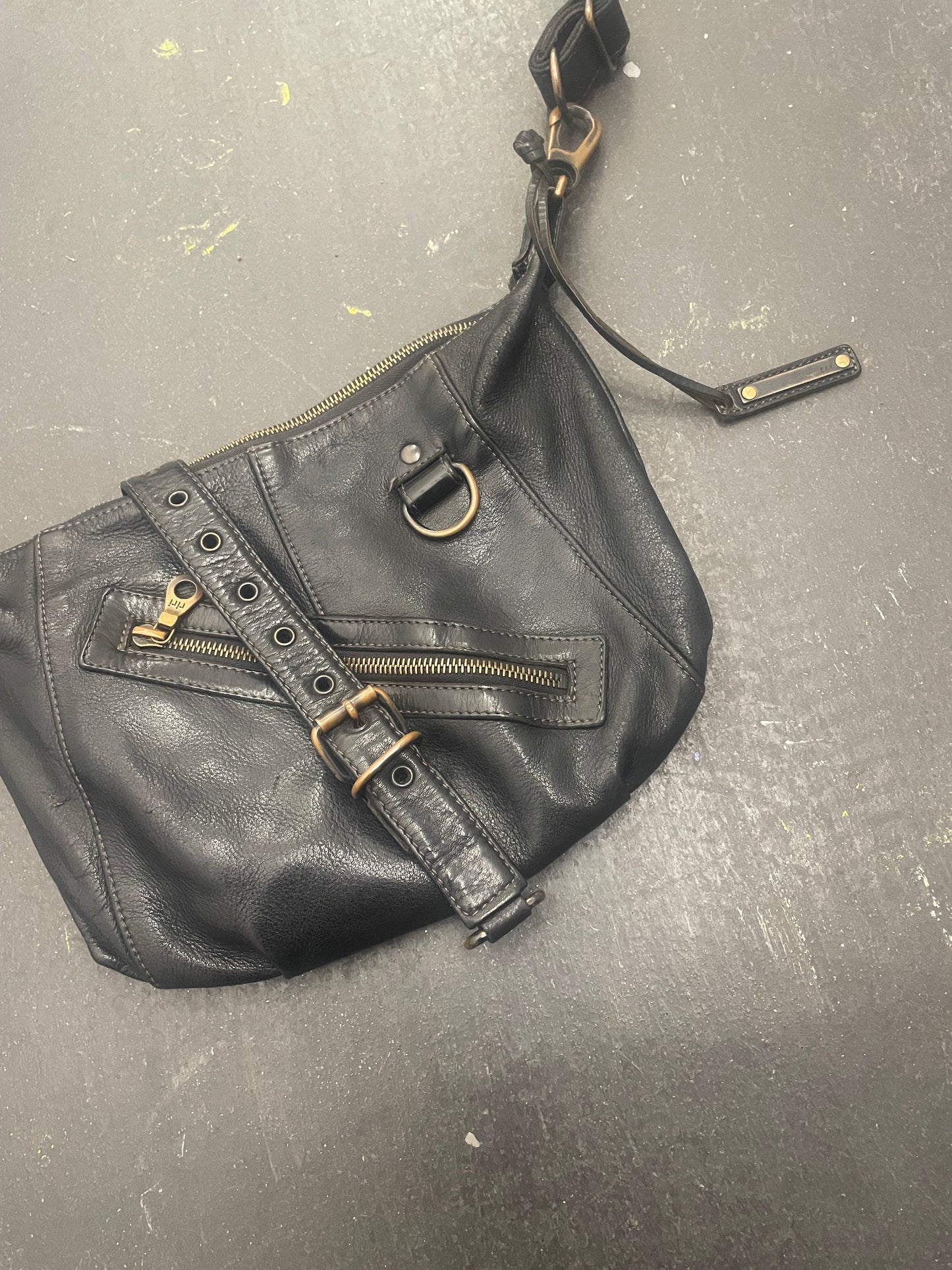 ZER Leather Buckle Bag