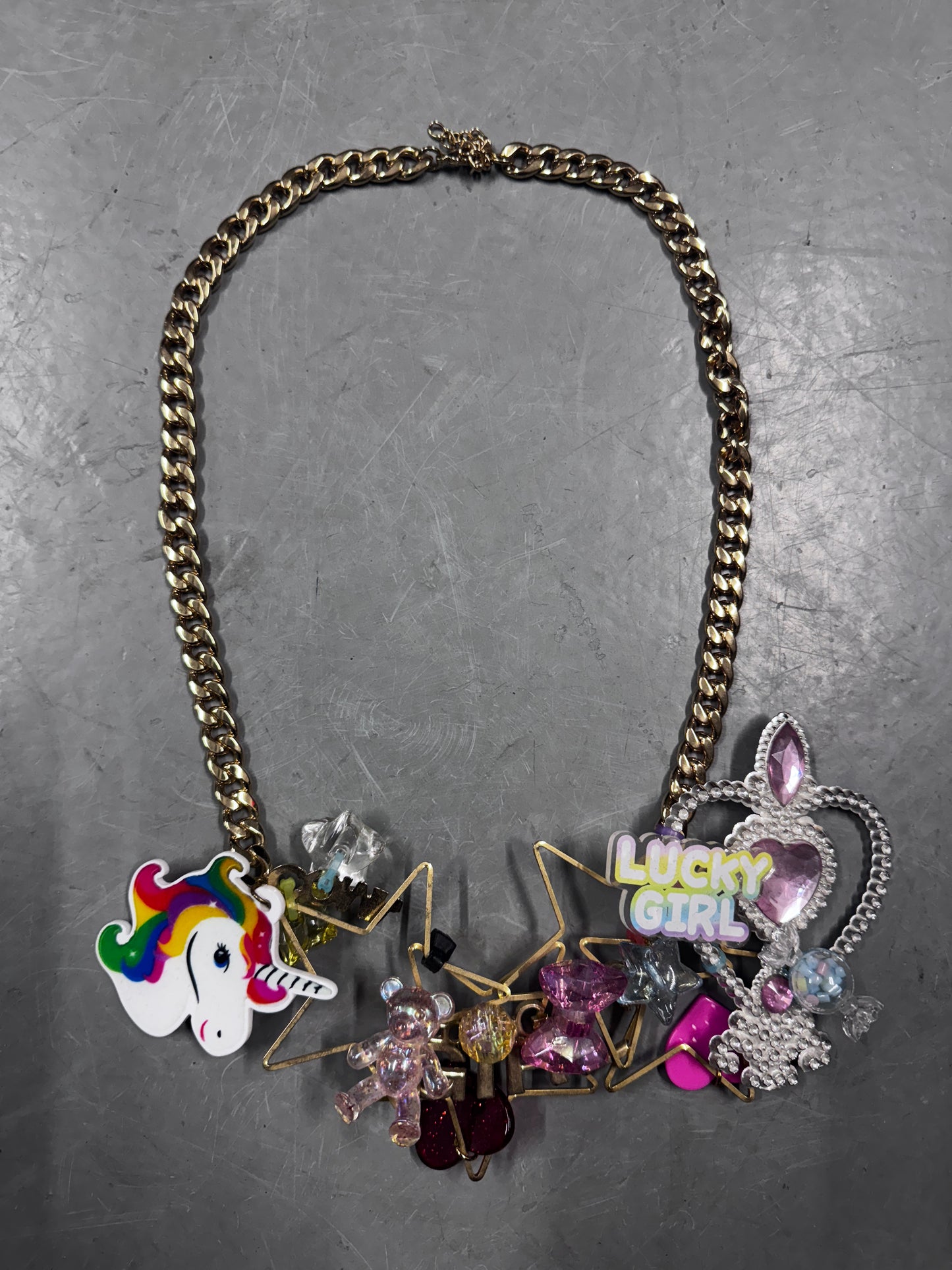 Comme Des Garcons Lucky Girl Jewel Necklace