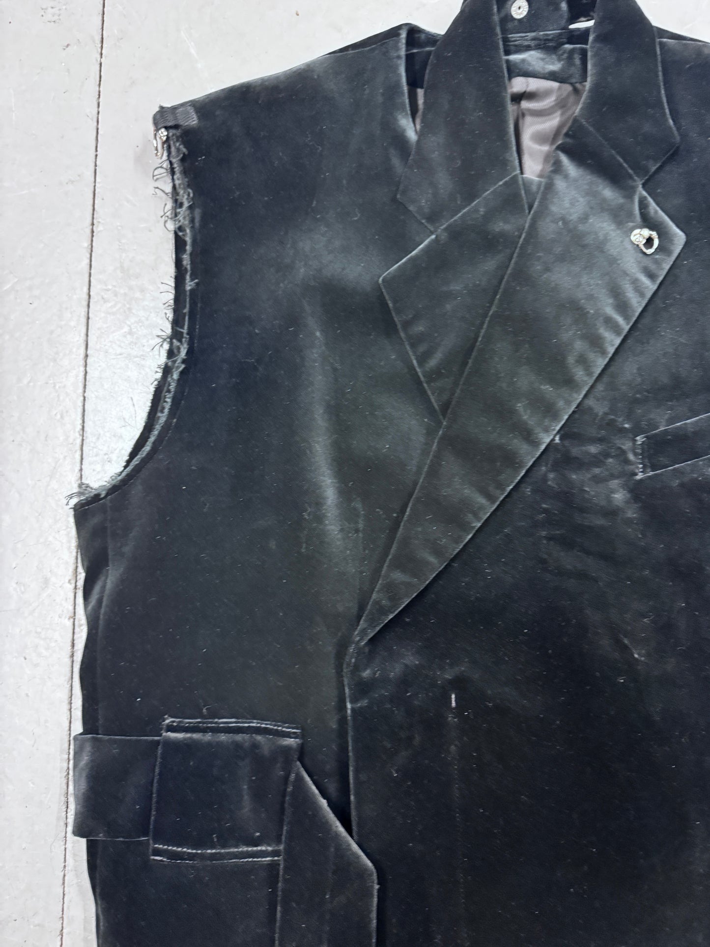 The Soloist Takahiro Miyashita Velvet Vest