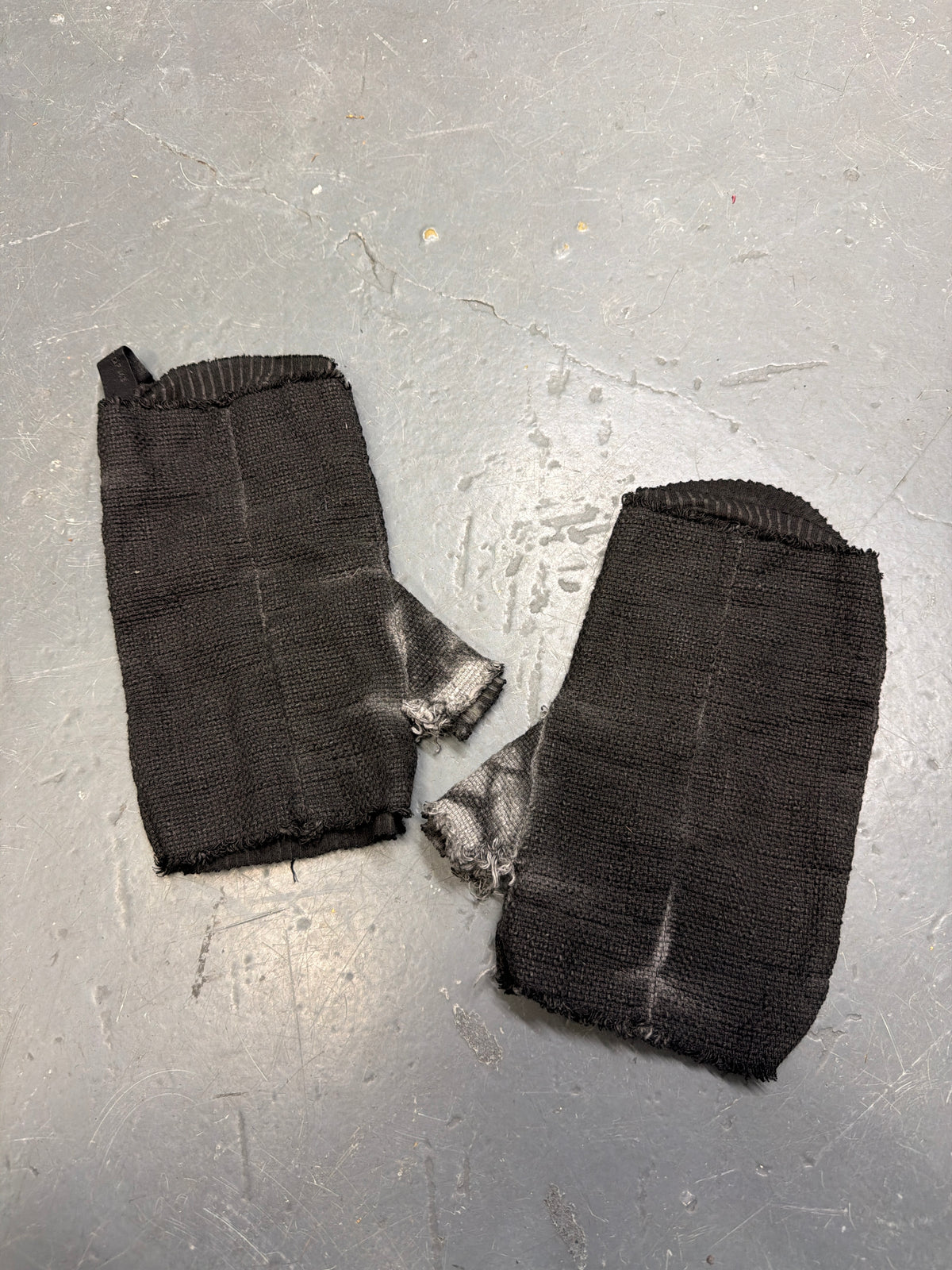 Army of Me Layered Wool Fingerless Gloves