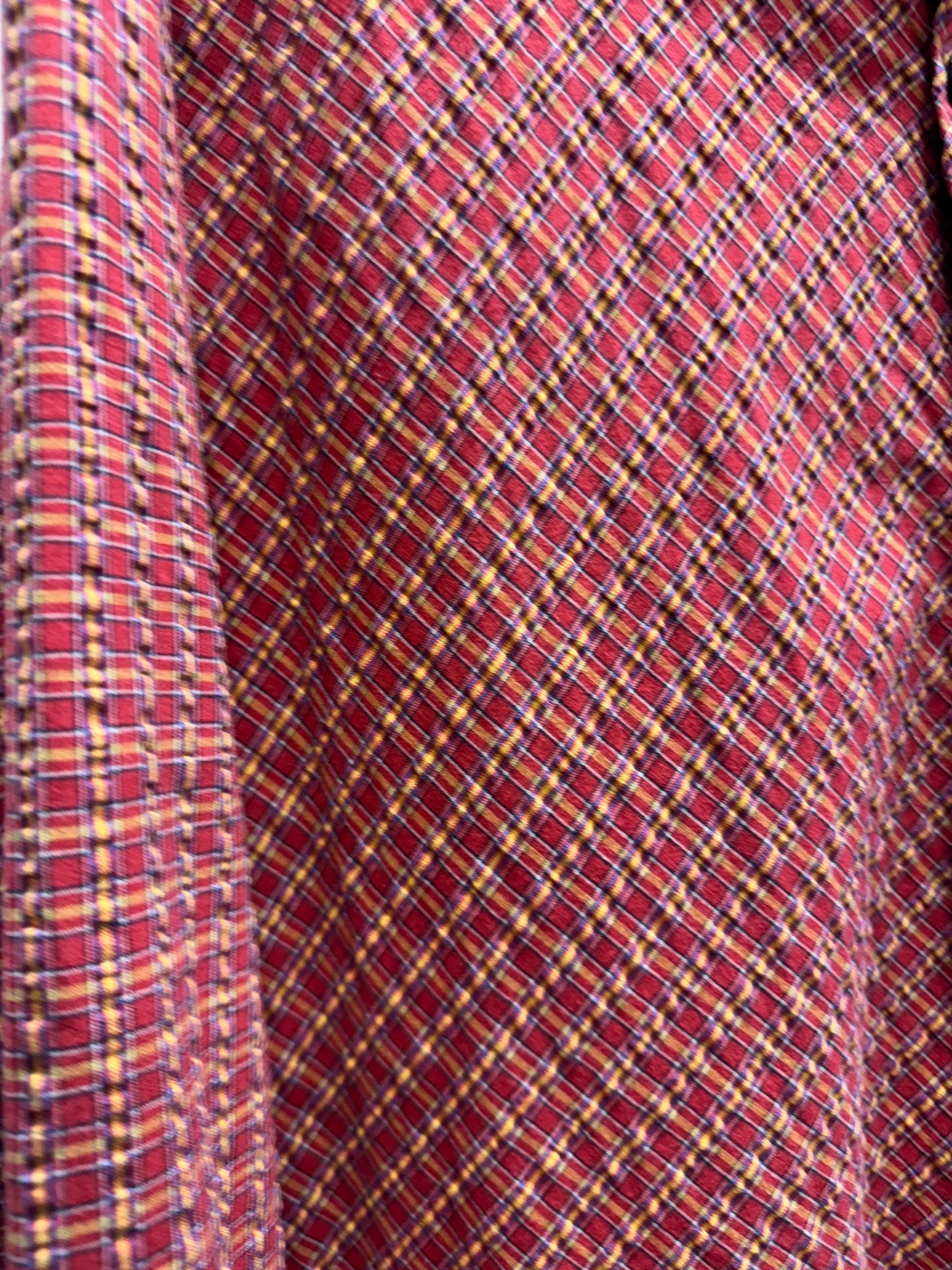 Yohji Yamamoto Pour Homme SS00 Poplin Tartan Shirt