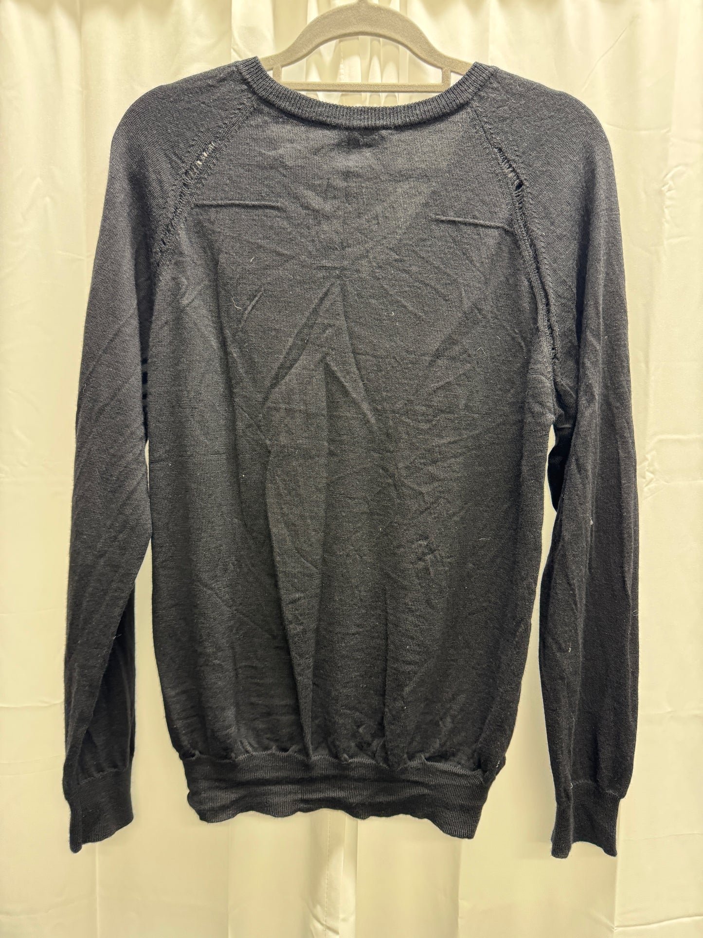 dior homme 2010 kris van assche distressed knit sweater