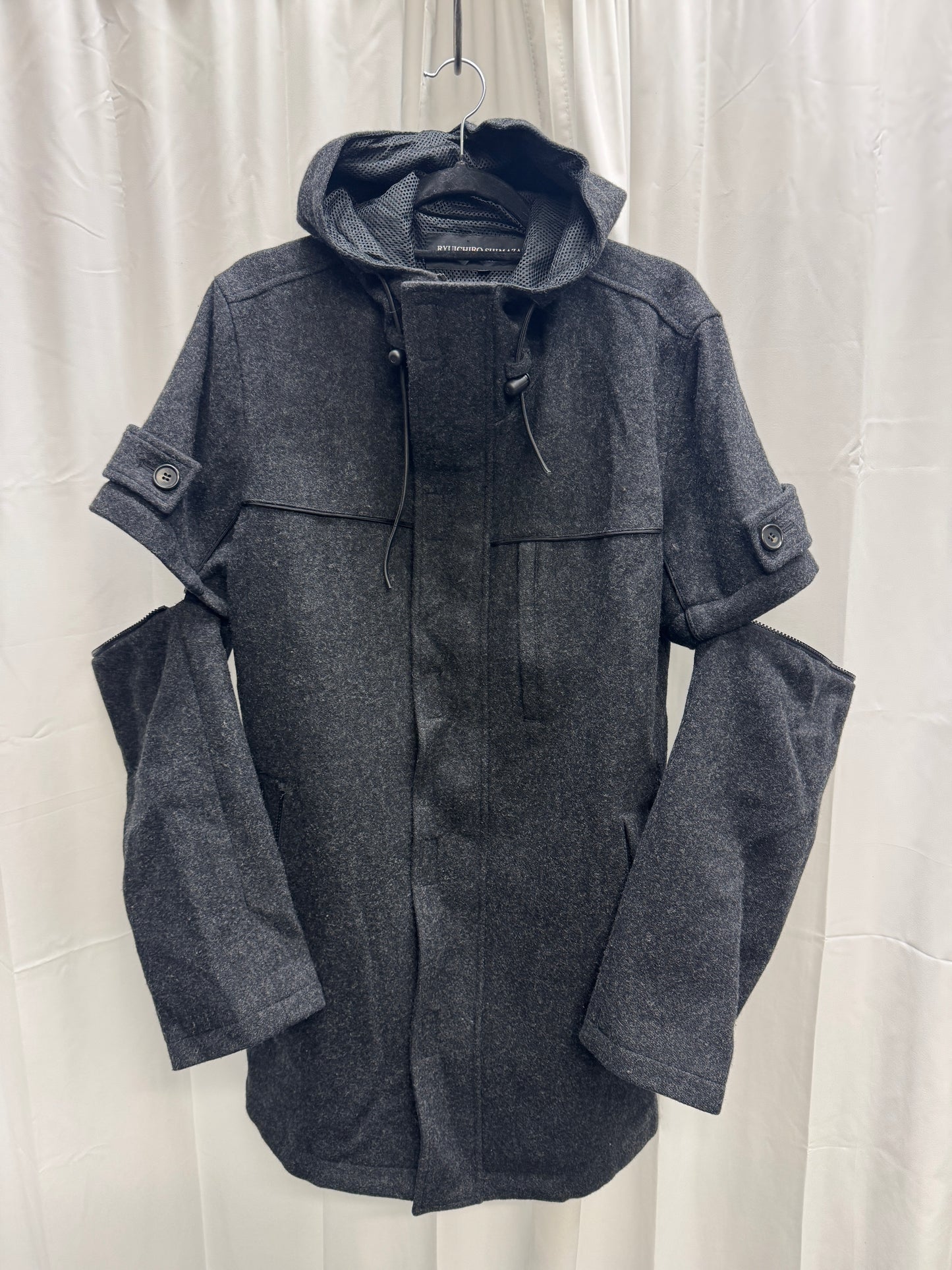 Ryuichiro Shimazaki Zipper Sleeved Parka