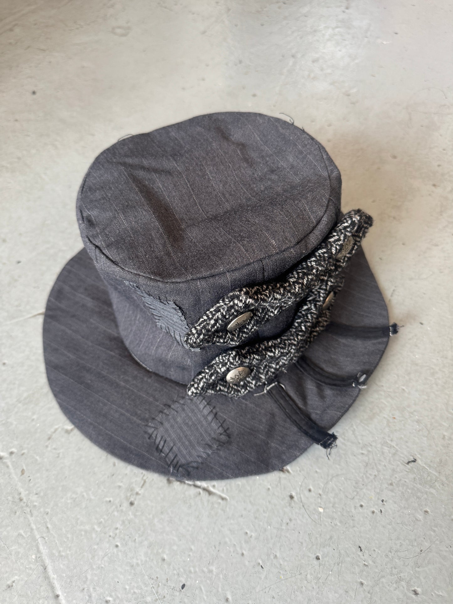 maxwell bresler sample patchwork admiral hat
