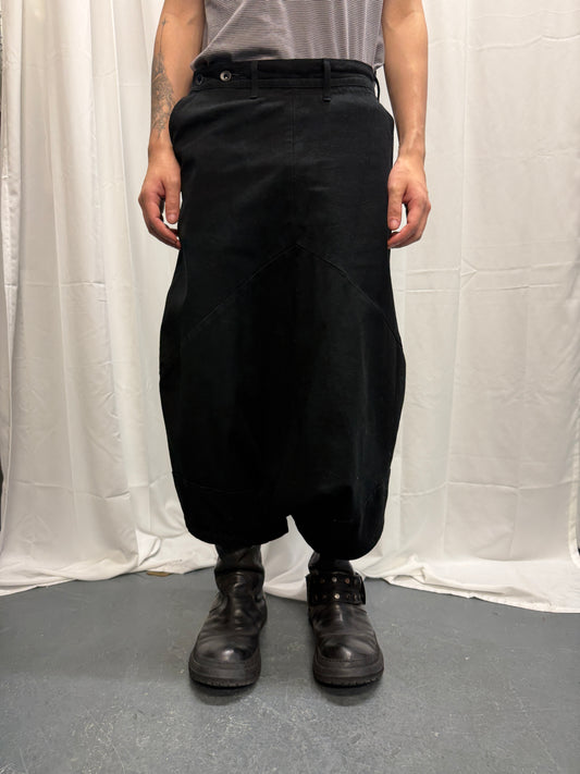Julius Cocoon Cut Drop Crotch Denim Trouser