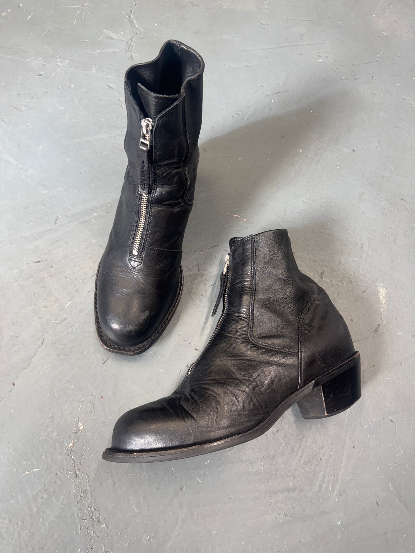 Mihara Yasuhiro x Studio Seven Front Zip Boots
