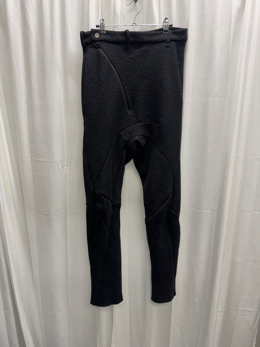 Leon Emanuel Blanck Early Asymmetric 3D Construction Knit Trousers