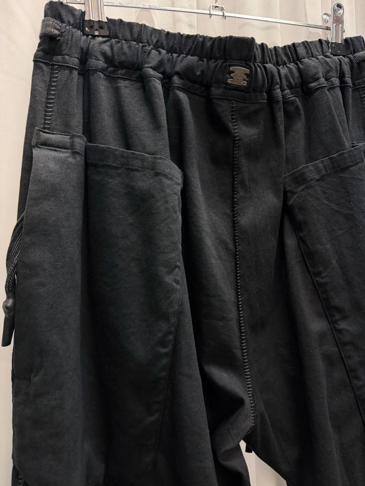 Isaac Sellam Wide Leg Stretch Waist Trousers (L)