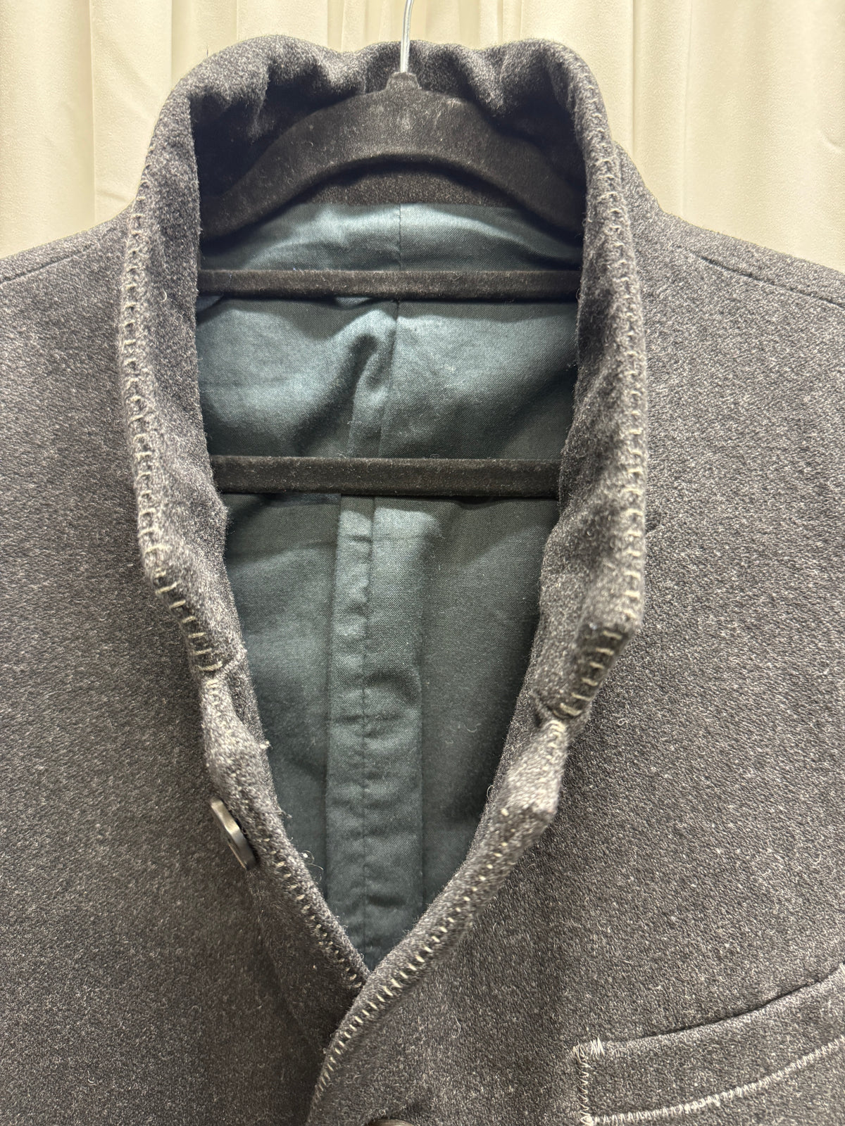Nicolò Ceschi Berrini Metallic-Blend Scar Stitch Jacket — c. 2005–2008