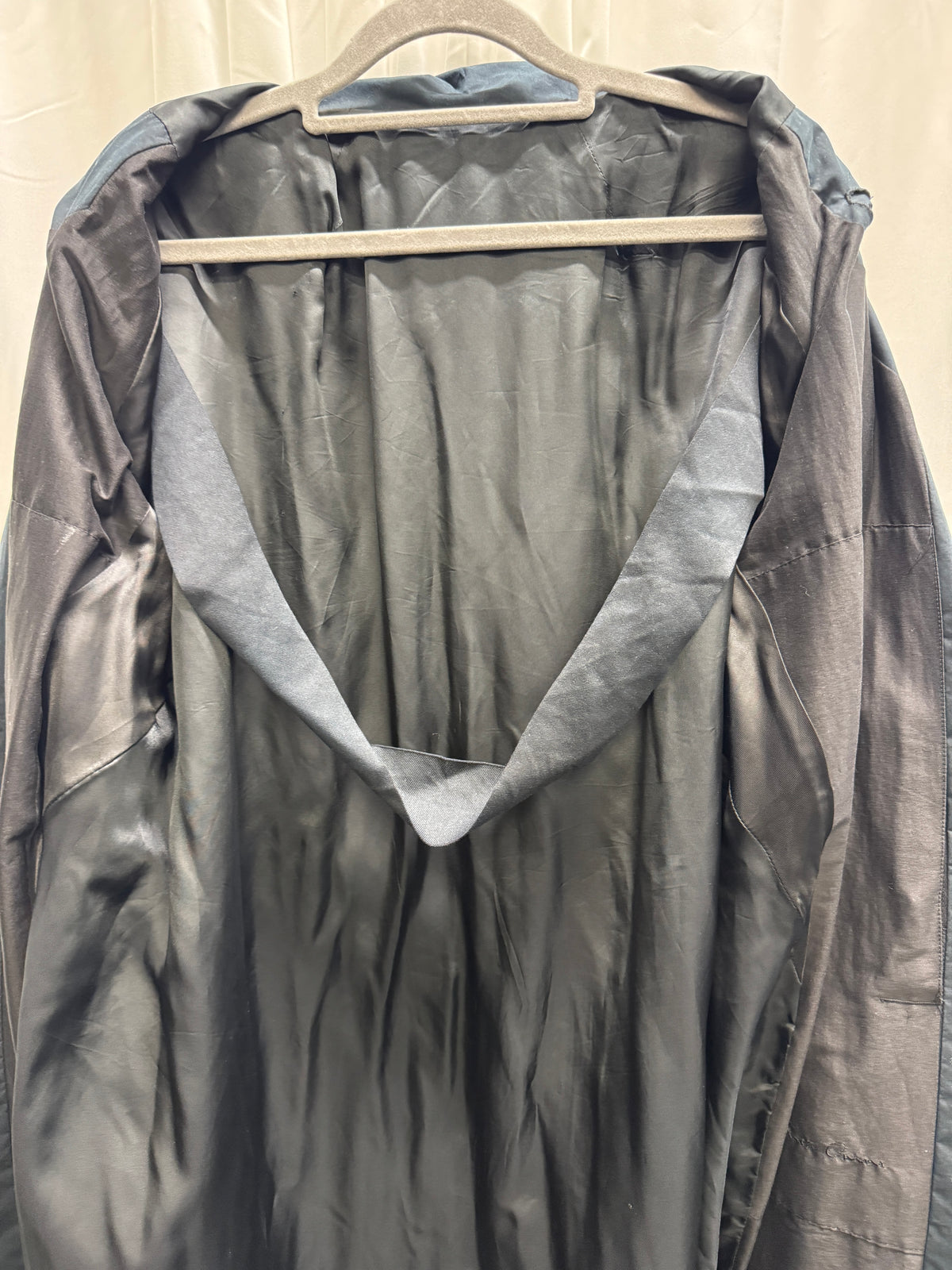 Rick Owens AW09 Crust Belted Cross-Front Sleeve Zip Coat