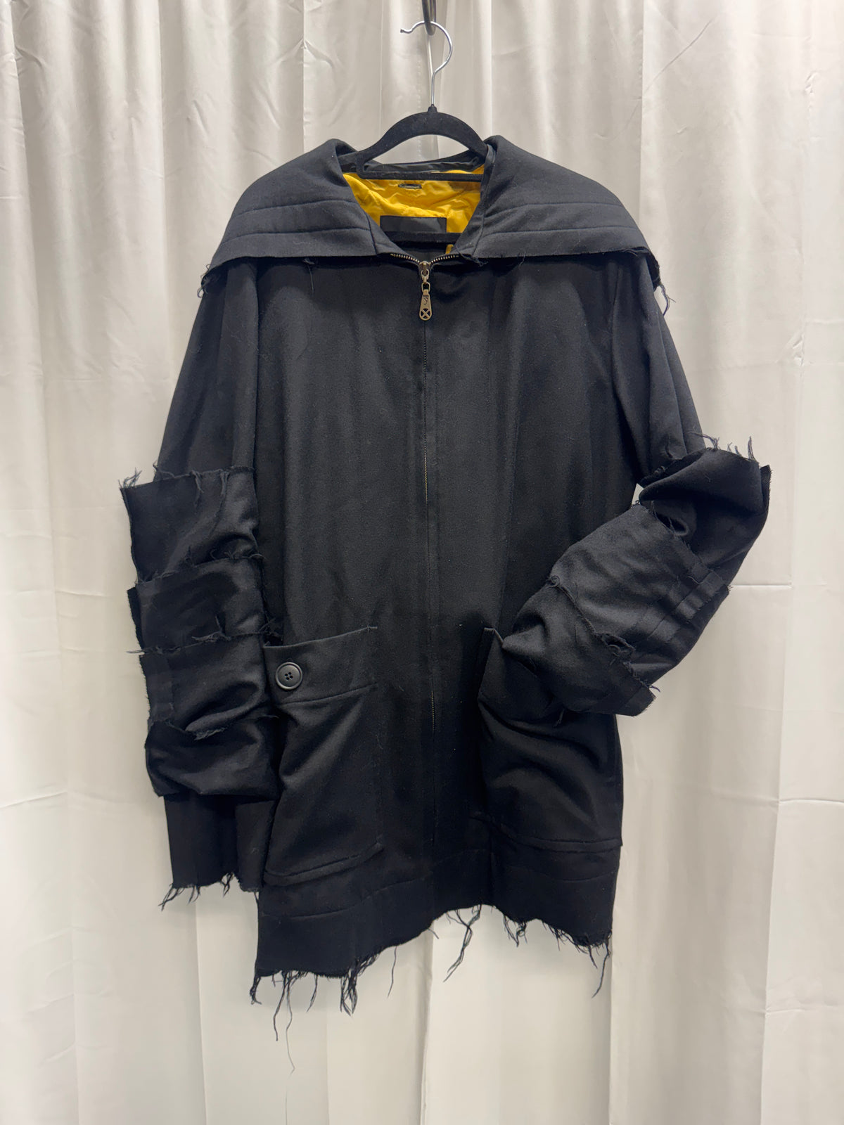 Yuji Yamada AW98 Modular Layered Wool Witch Hooded Parka