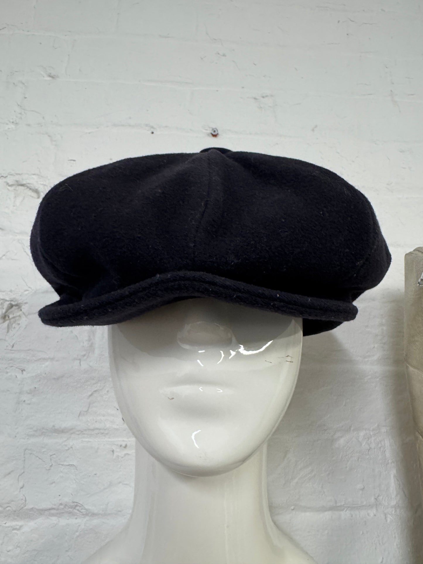 Antique British Bates Hatter Wool Casquette Hat