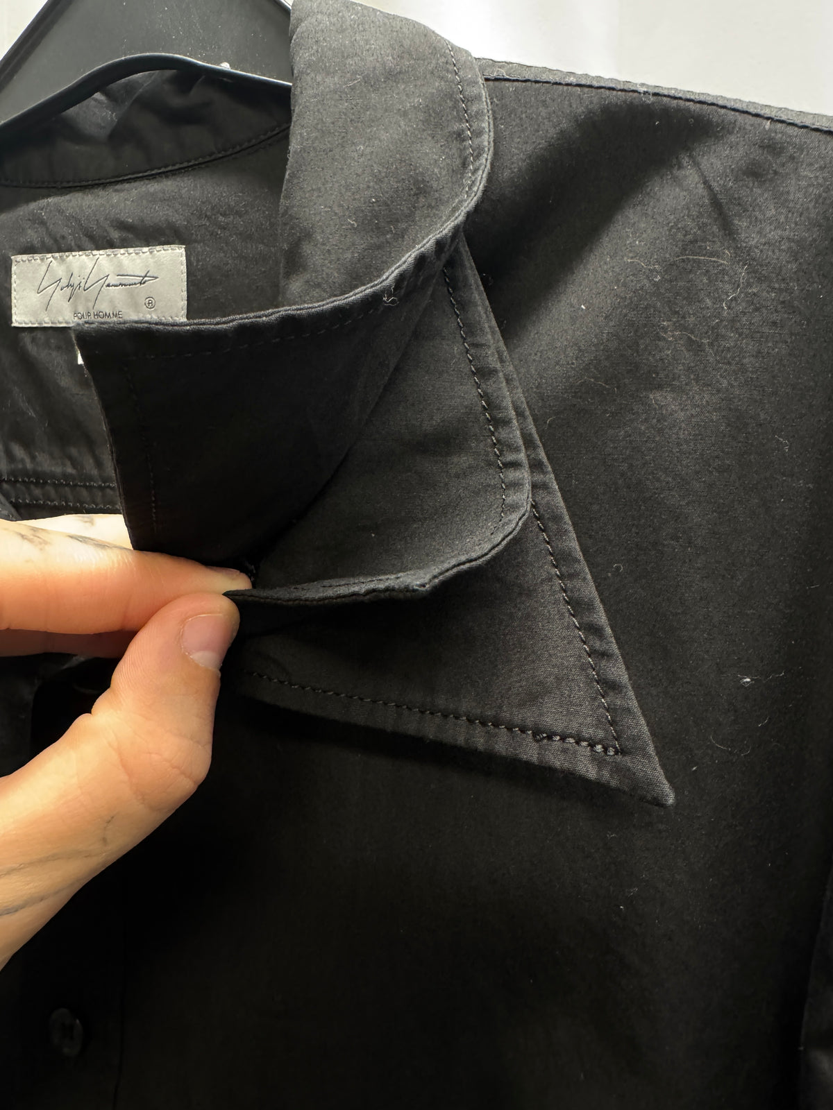 Yohji Yamamoto POUR HOMME AW23 Triple Collar Shirt