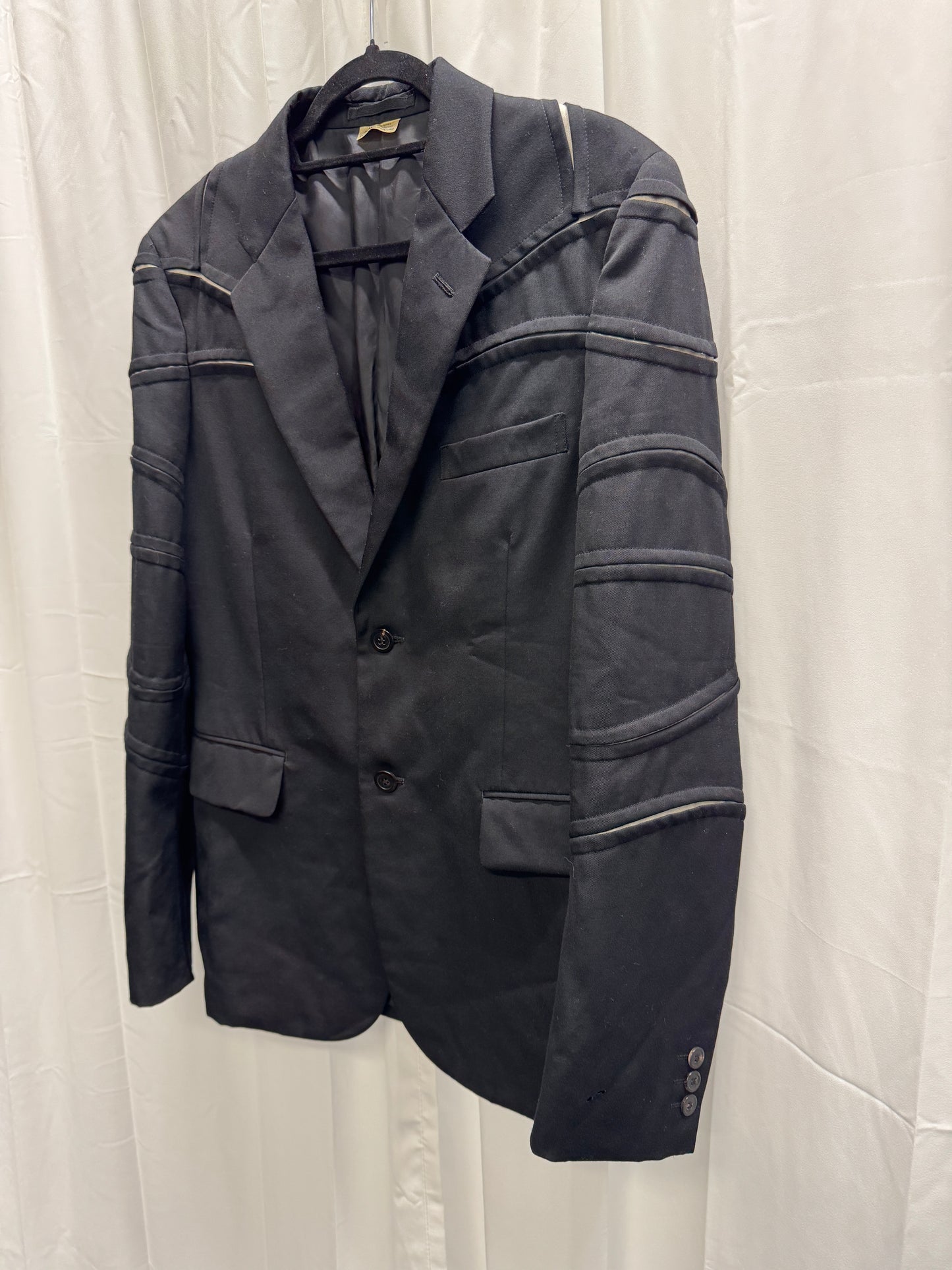 Comme Des Garcons AW15 Spliced Armour Blazer M