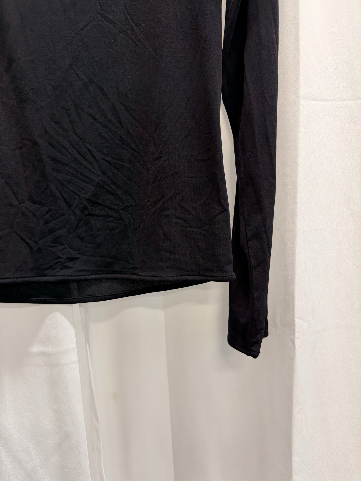 YSL Rive Gauche by Hedi Slimane Double Layer High Neck Top