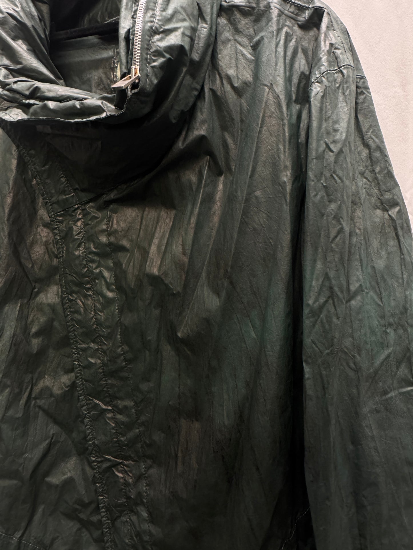 Carol Christian Poell /12 Mottled Green Chainseam Gloved NAS Parka