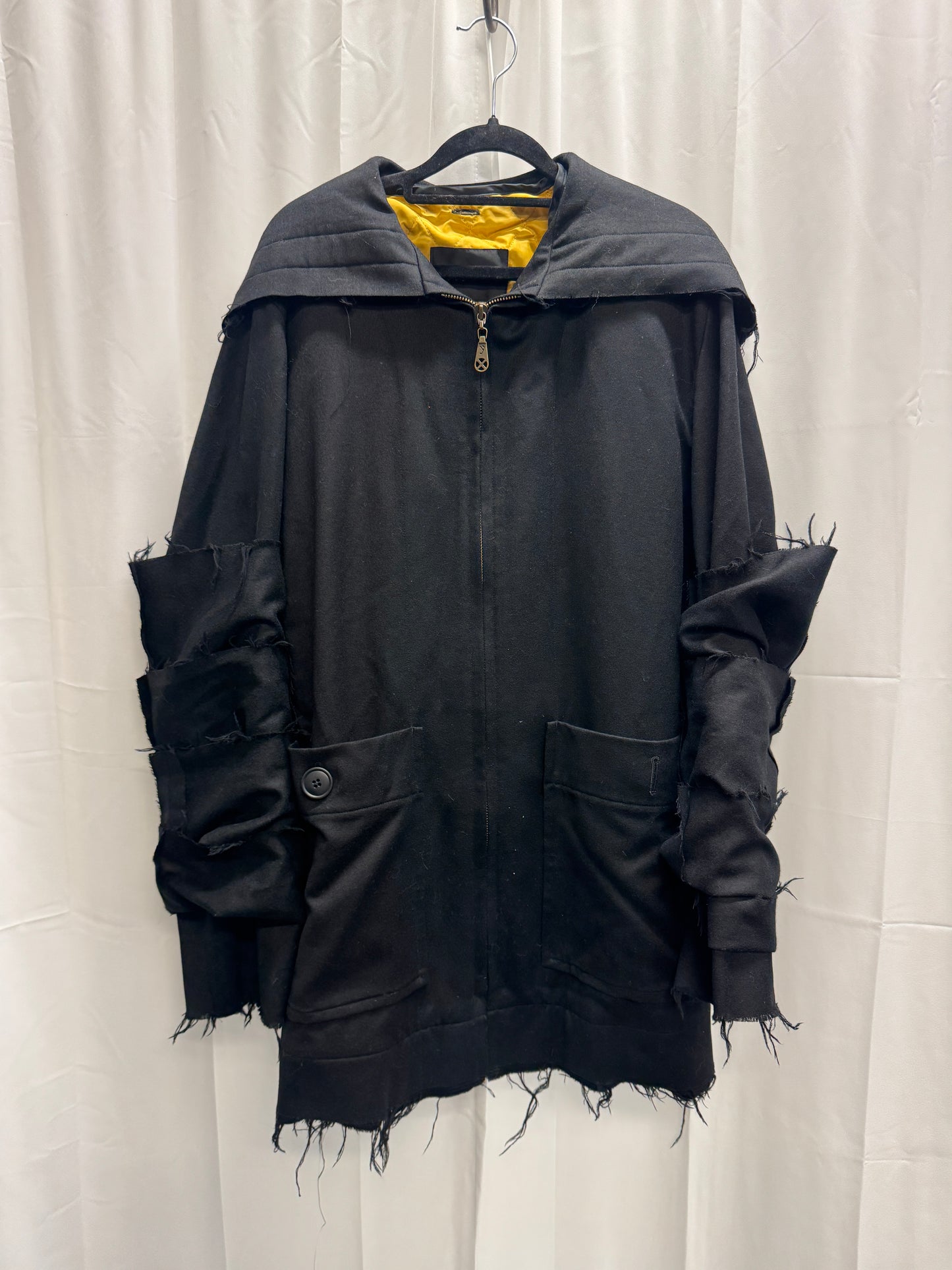 Yuji Yamada AW98 Modular Layered Wool Witch Hooded Parka