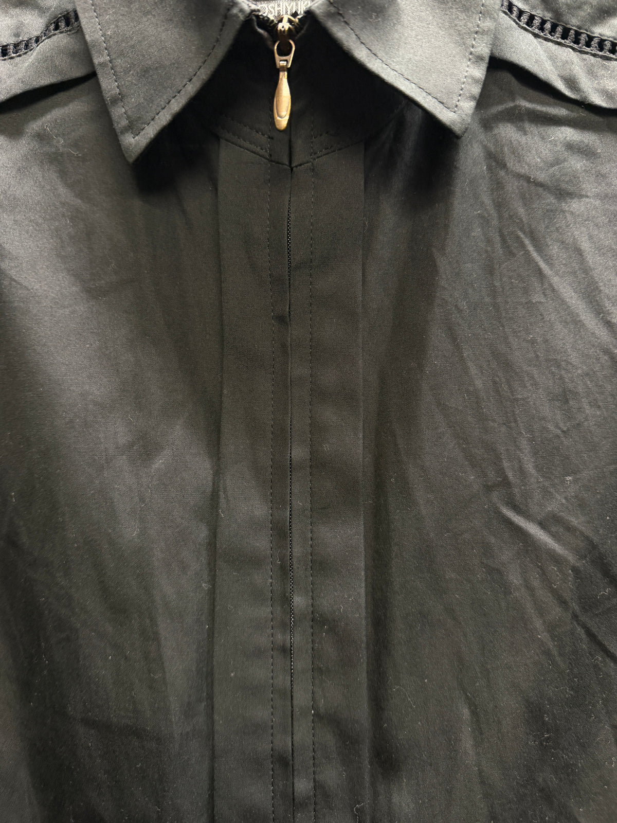 Yoshiyuki Konishi Ladder-Seam Hidden-Placket Zip Shirt (48)