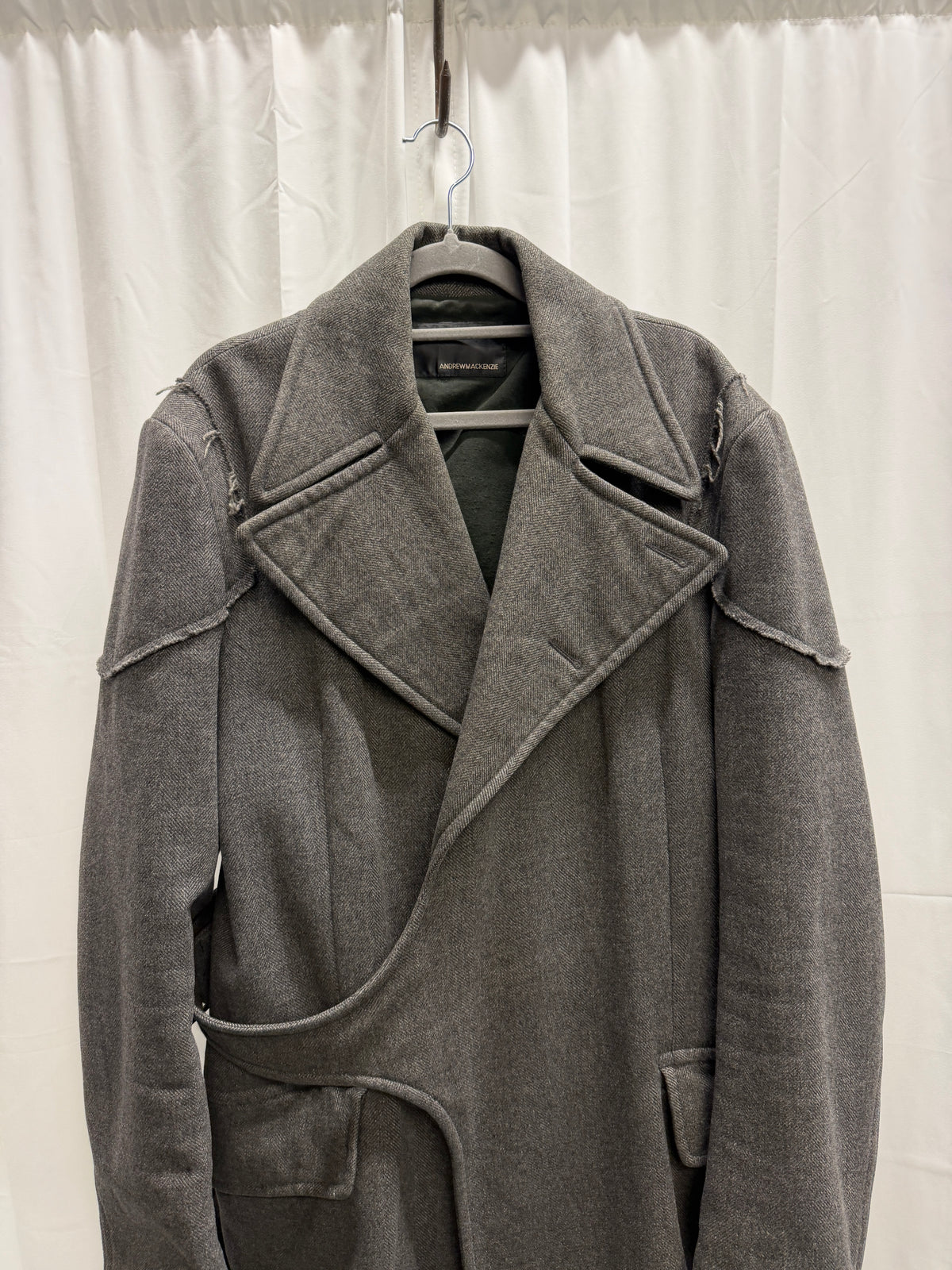 Andrew Mackenzie 2000s Armour Cross Front Closure Coat (M)