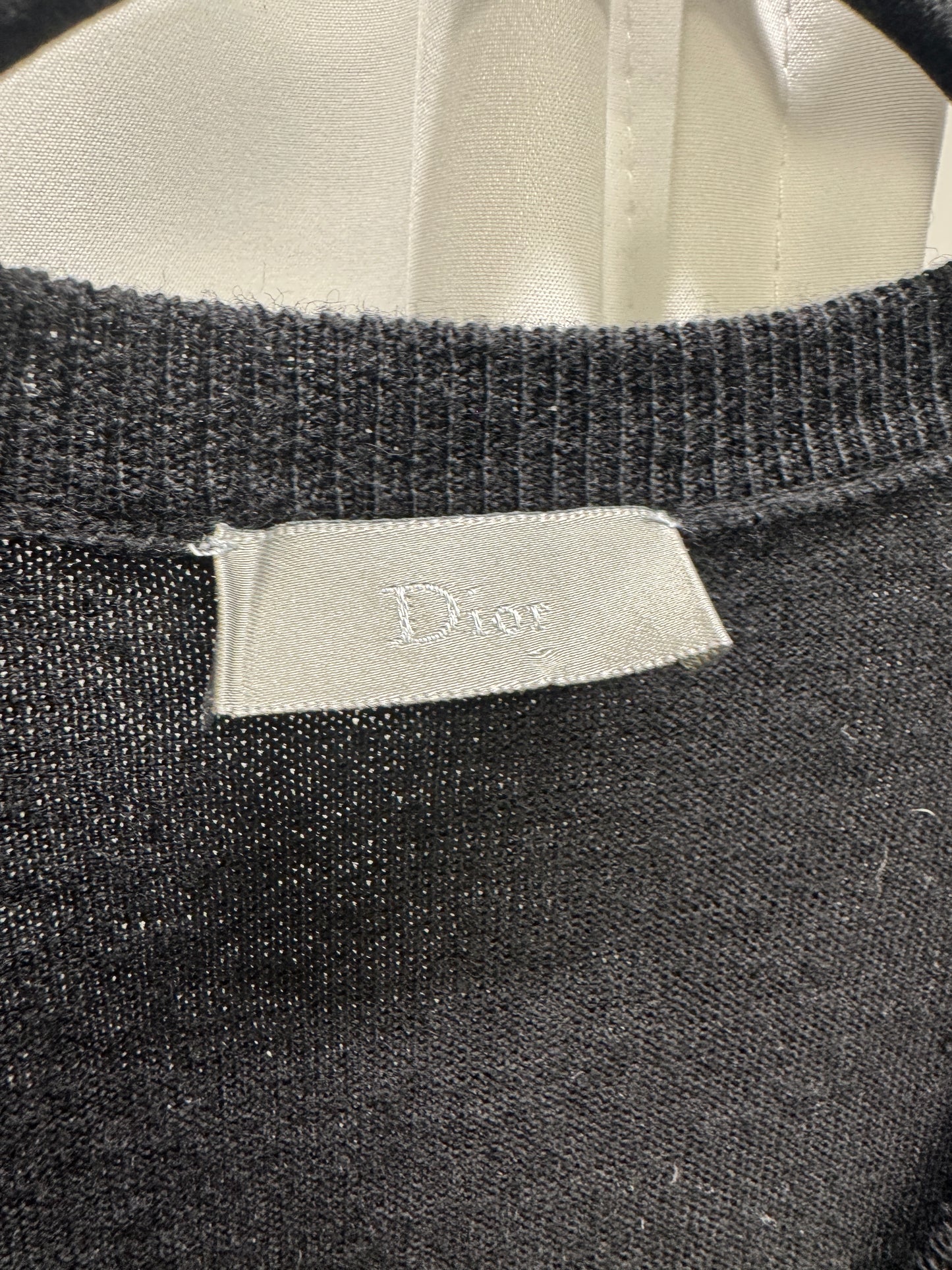 Dior Homme 2009 V Neck Distress Sweater