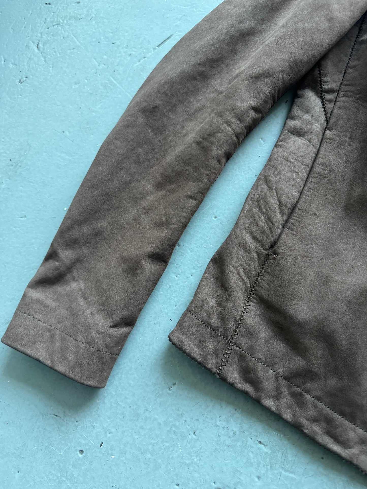 10sei0otto chainseam leather jacket