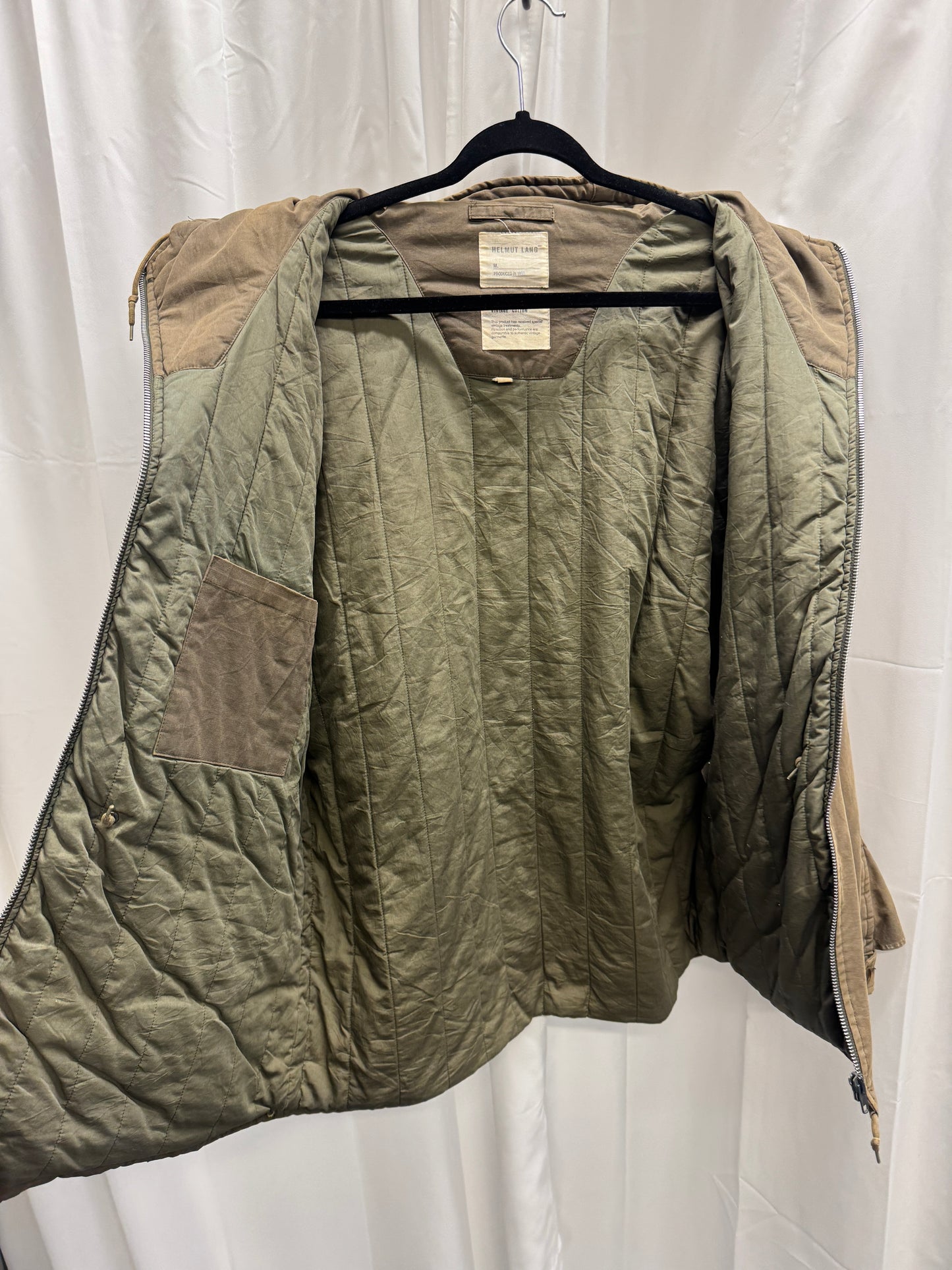 Helmut Lang AW99 Vintage Military Cotton Pillow Parka