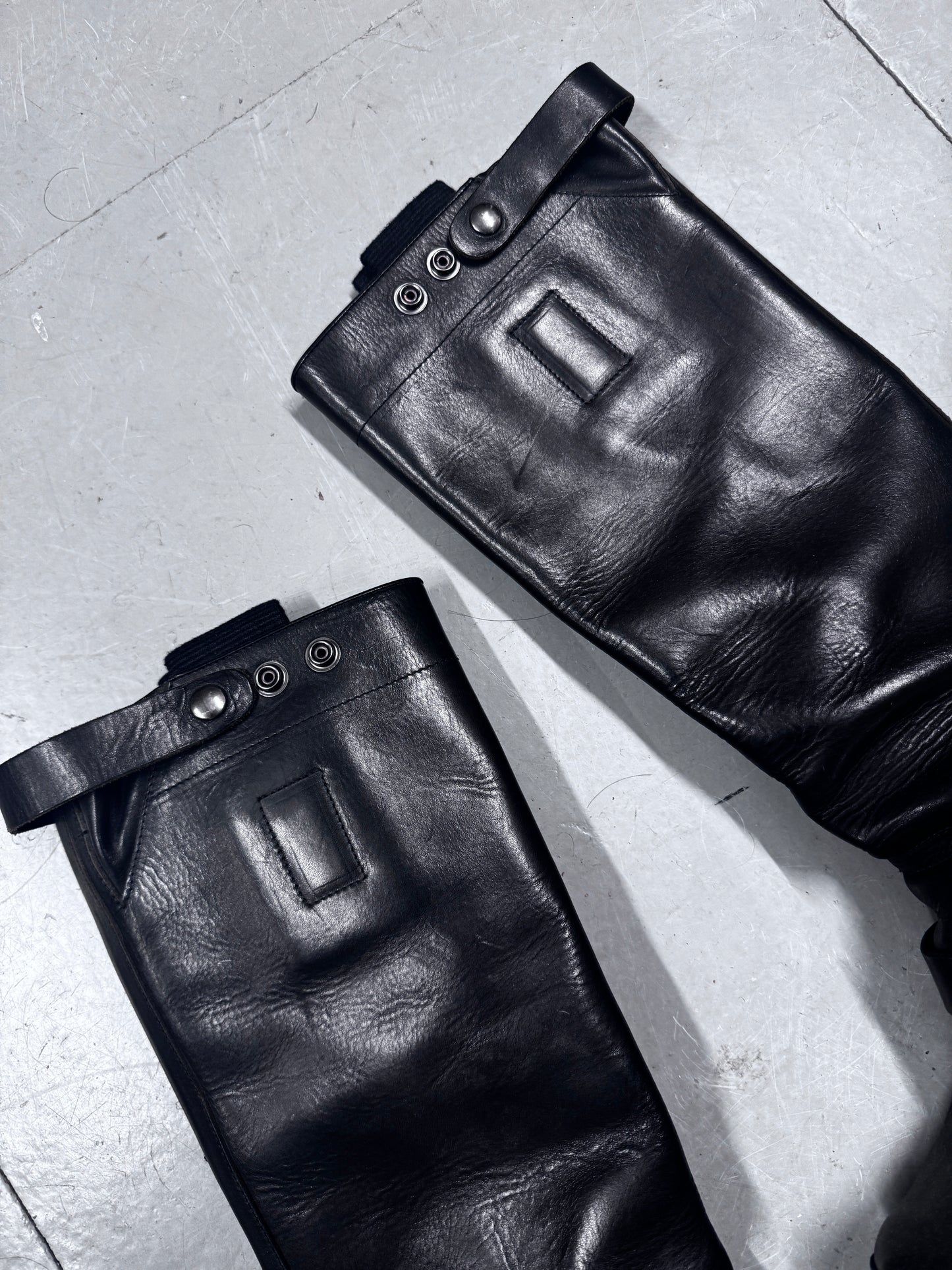 Rick Owens Thick Leather Monster Wedge