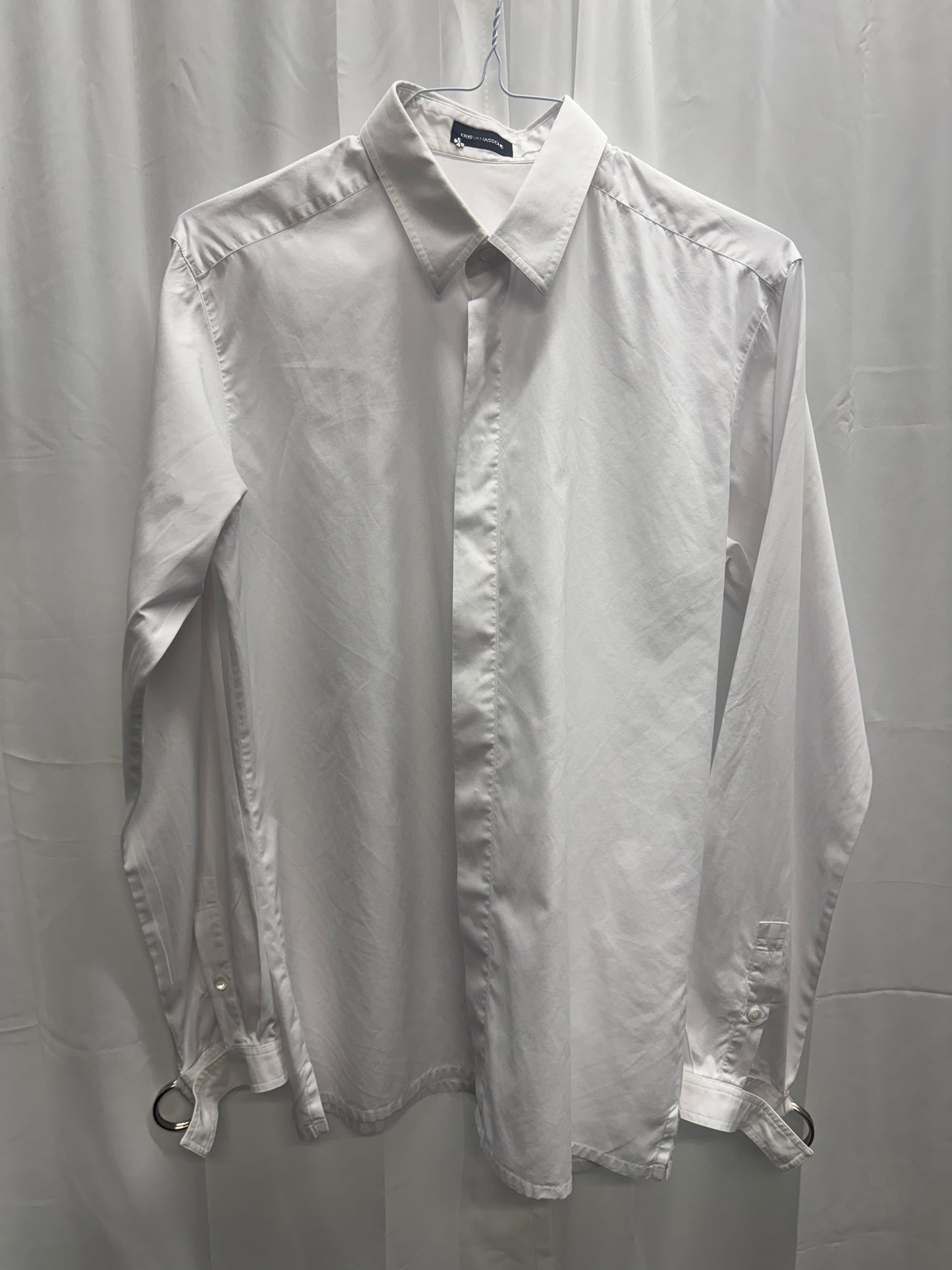 Kris Van Assche SS09 Metal Ring-Cuff Shirt