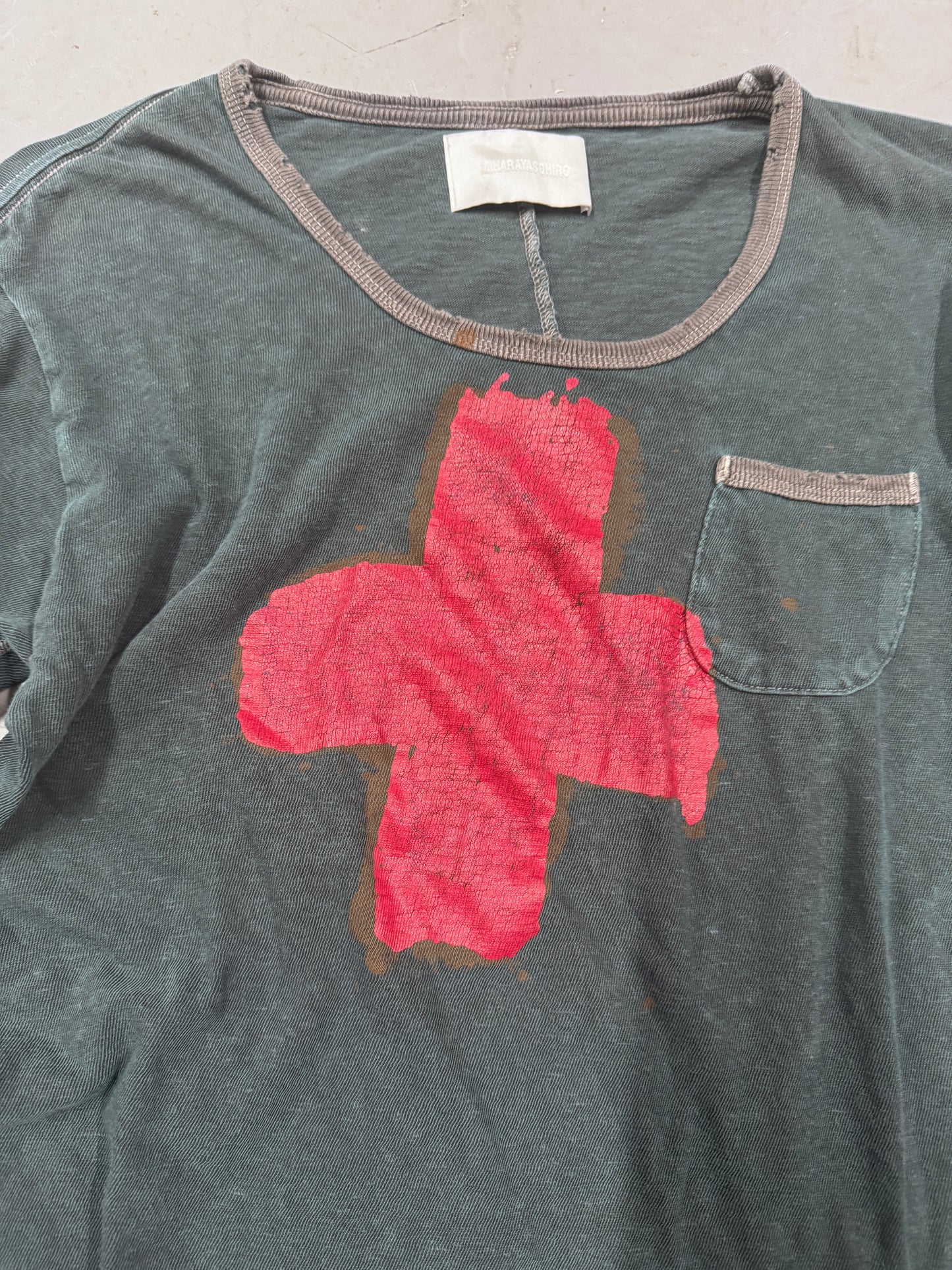 Mihara Yasuhiro Red Cross Longsleeve