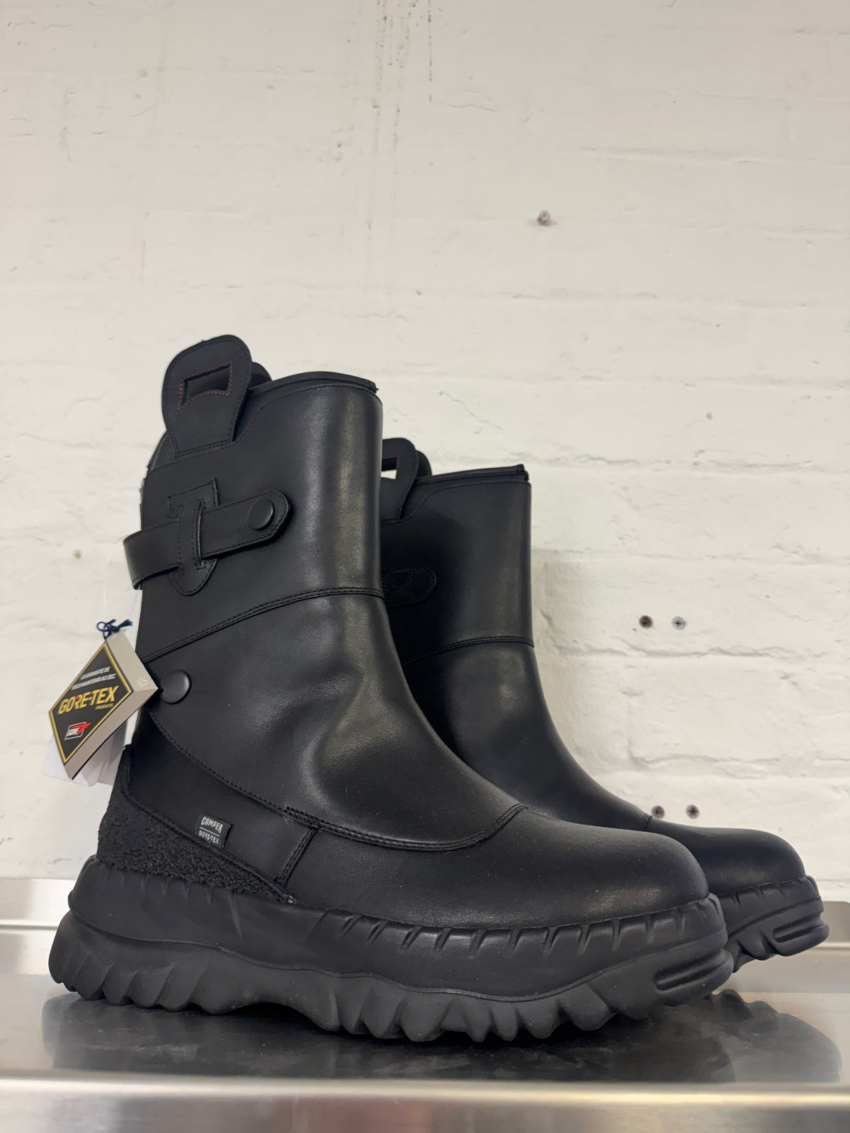 Kiko Kostadinov x Camper AW19 Teix GORE-TEX Moto Boots