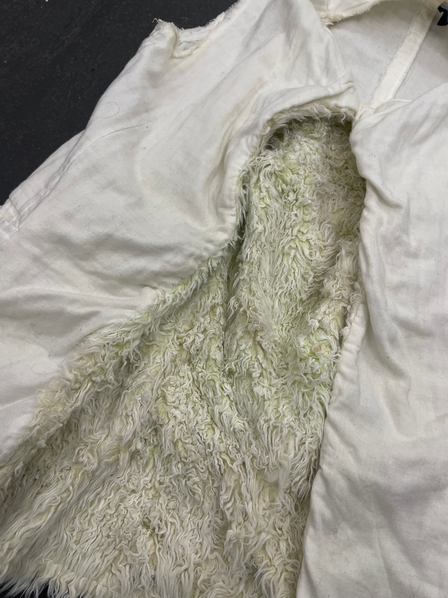 Comme Des Garcons Fold Fur Waistcoat Top