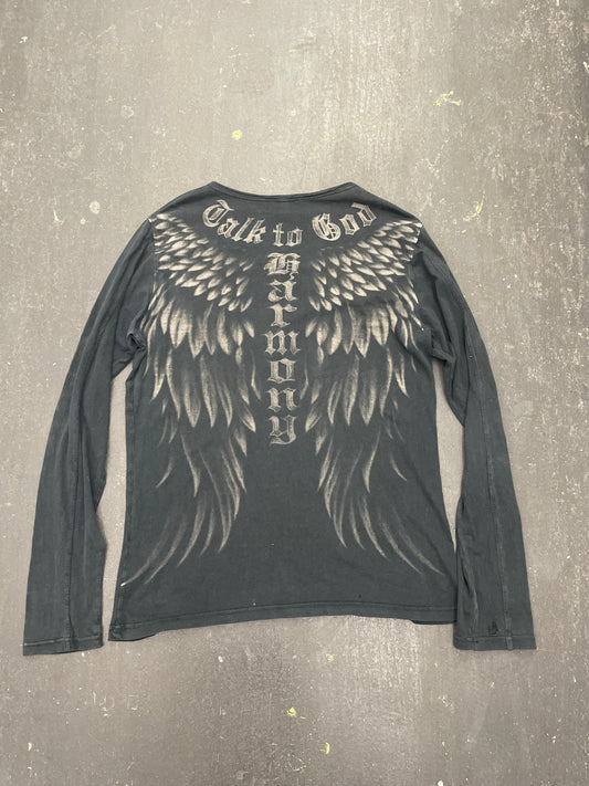 Faith Connexion Wings Henley Longsleeve Top