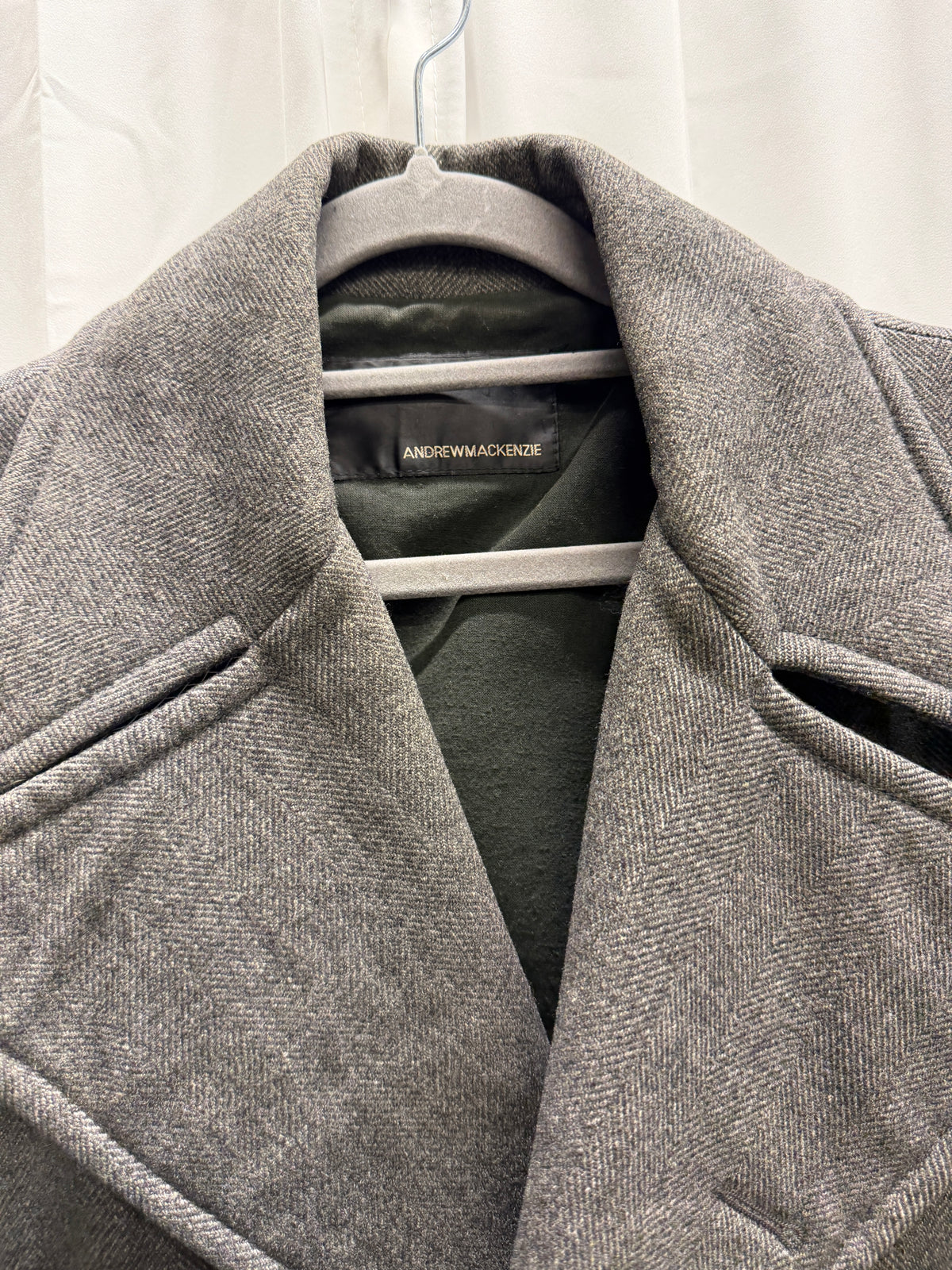 Andrew Mackenzie 2000s Armour Cross Front Closure Coat (M)