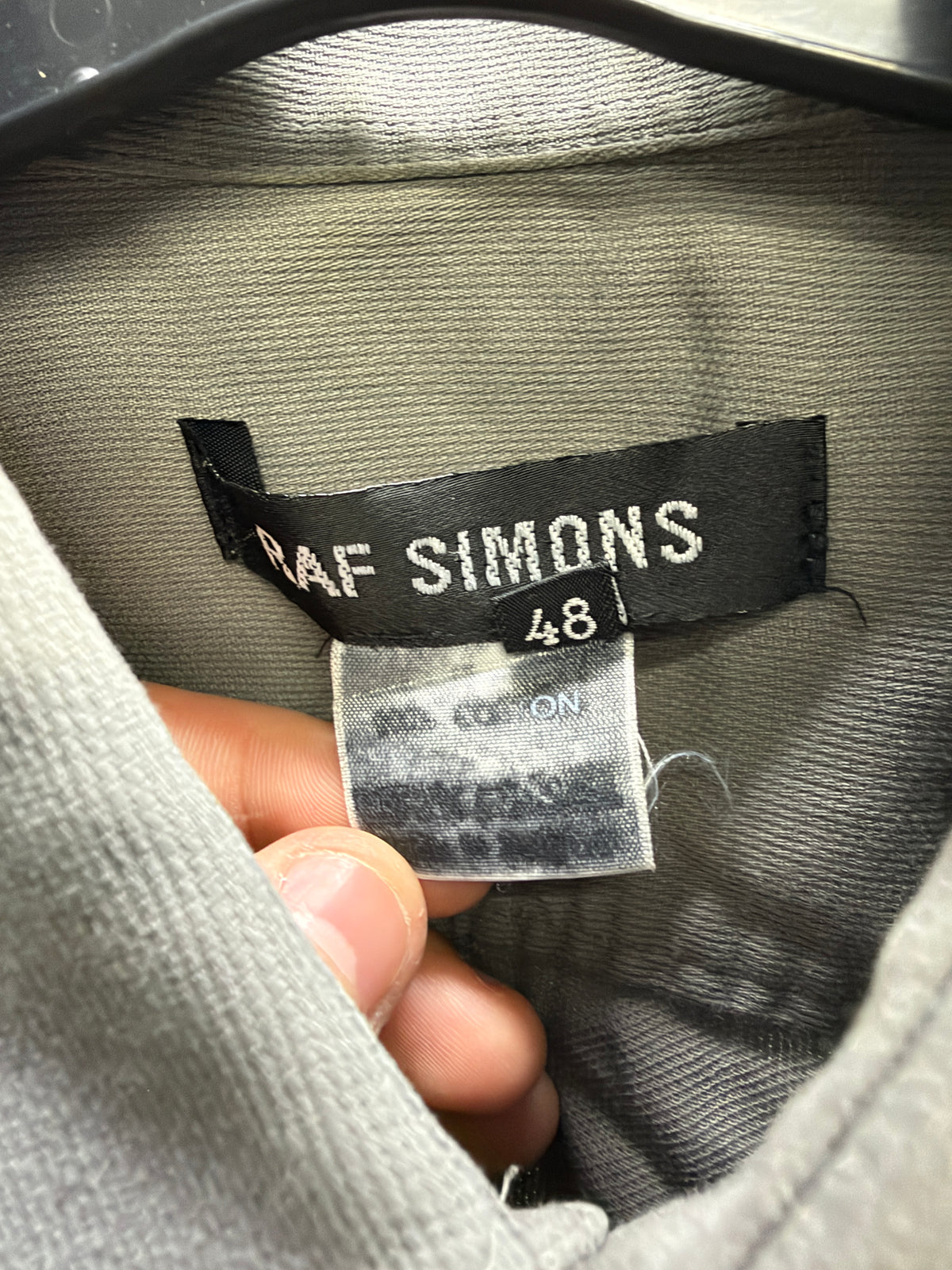 Raf Simons SS99 Sleeveless Button Shirt