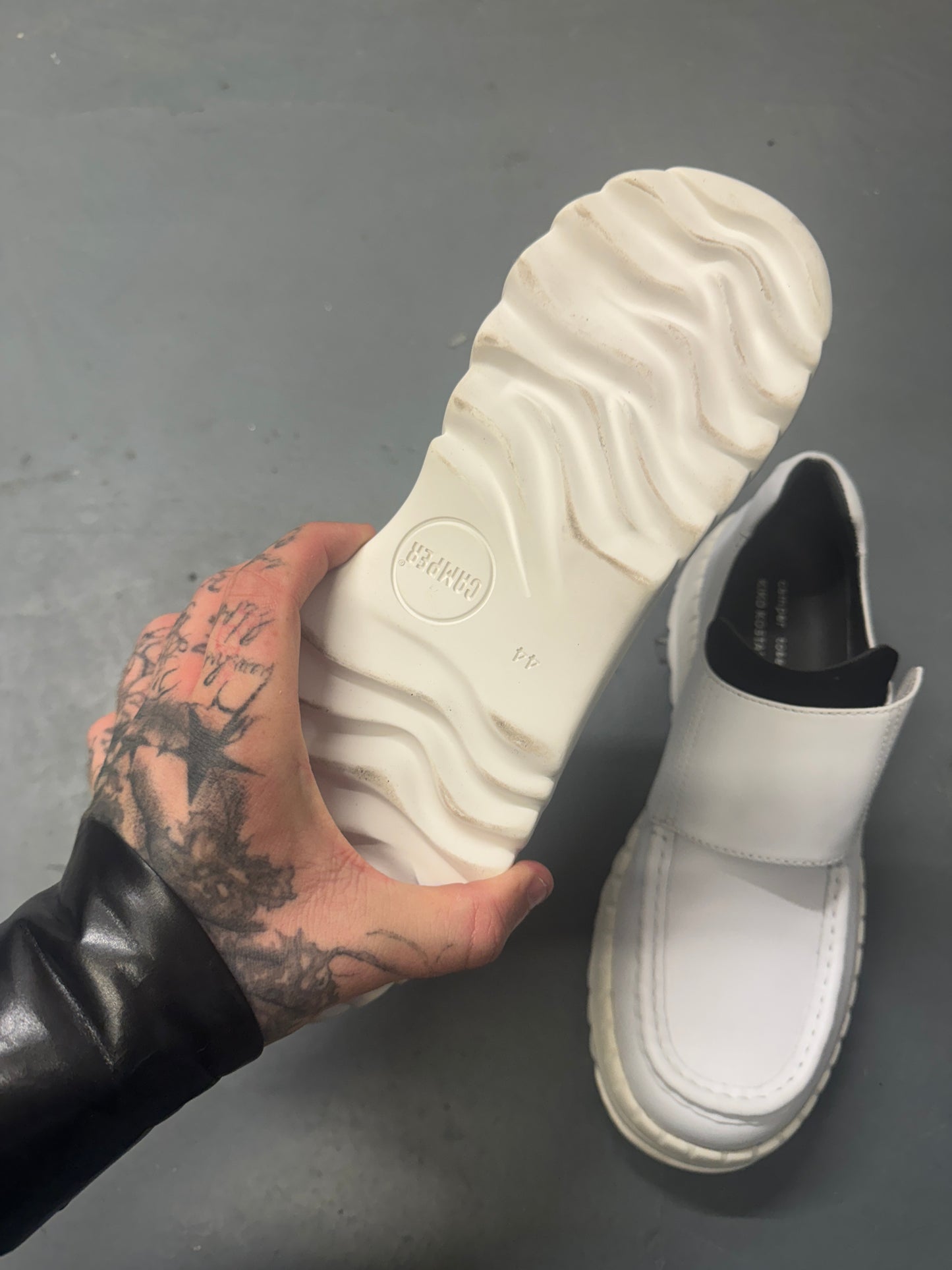Kiko Kostadinov x Camper Sample White Strap Loafer