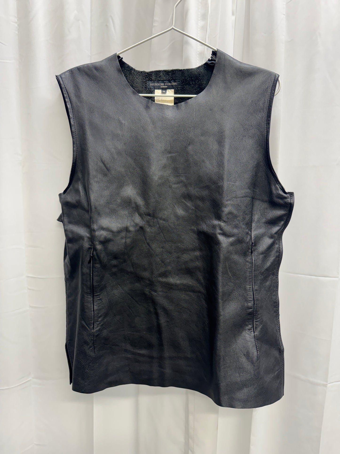 Ryuichiro Shimazaki Homme Modular Leather Vest / Top