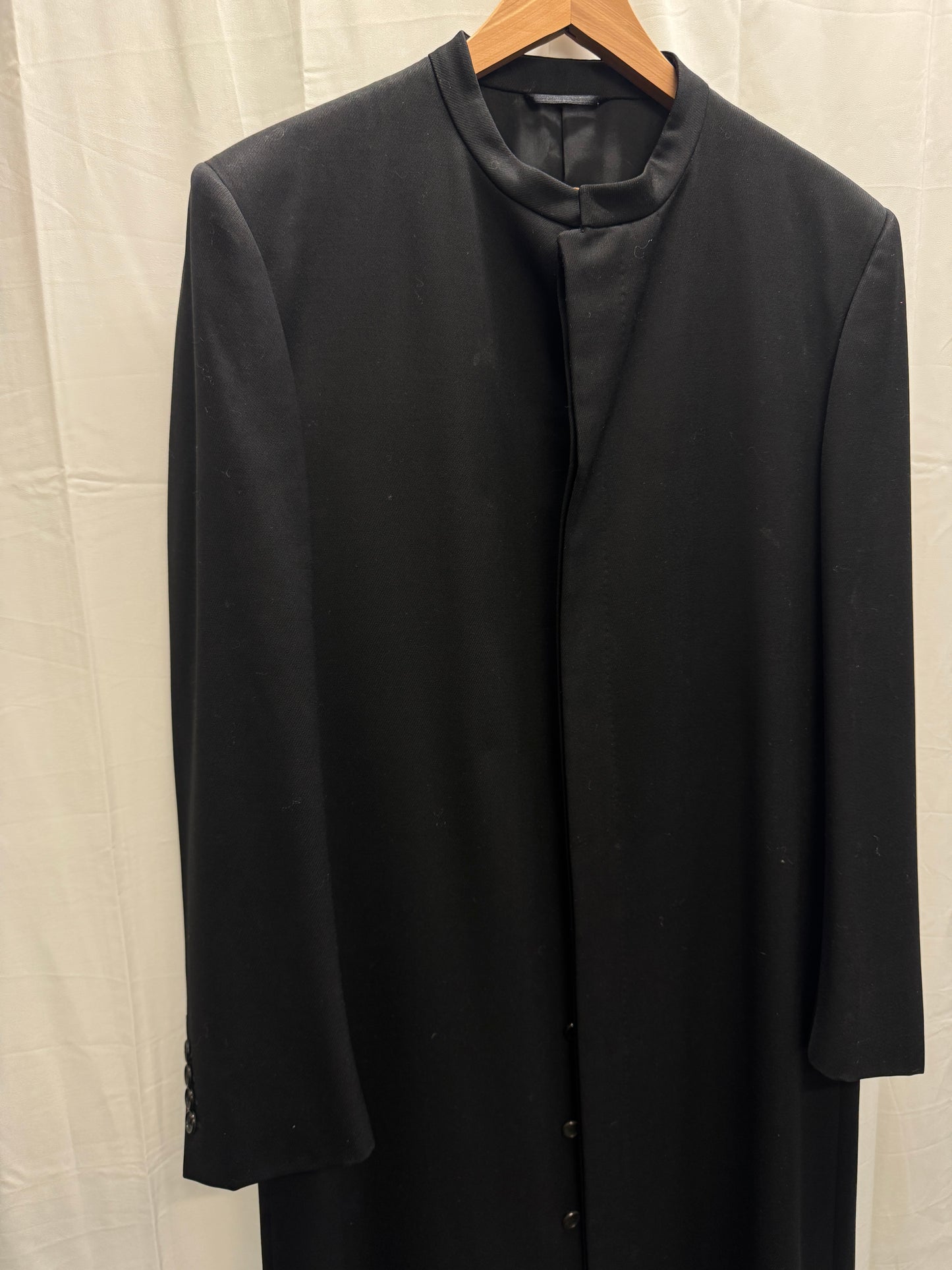 YSL Rive Gauche Hedi Slimane Priest Coat