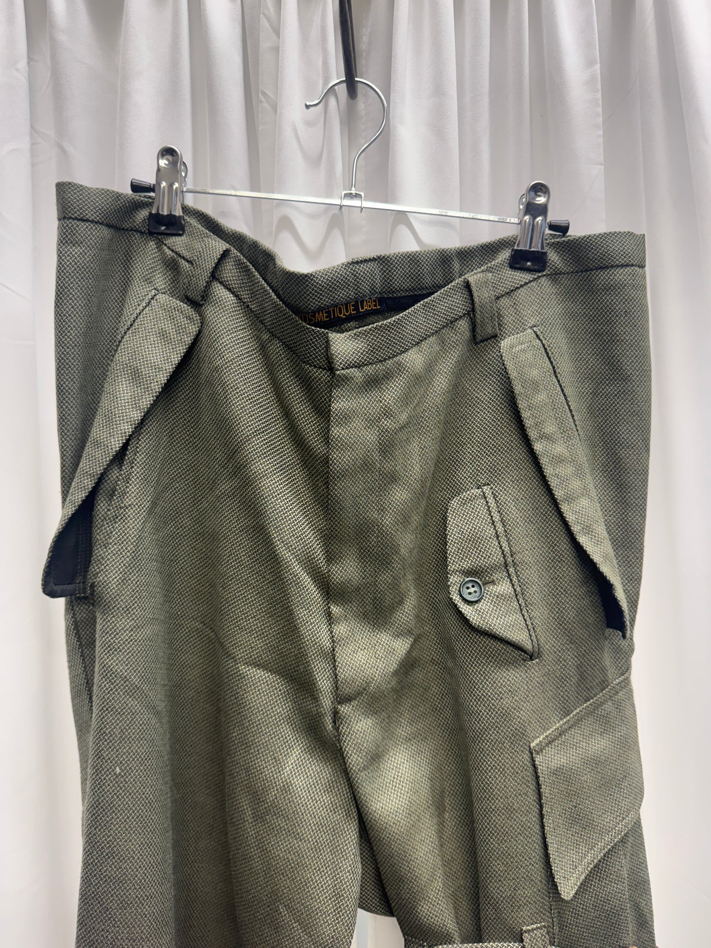 Kosmetique Label Laine Bondage Adjustable Flare Trouser
