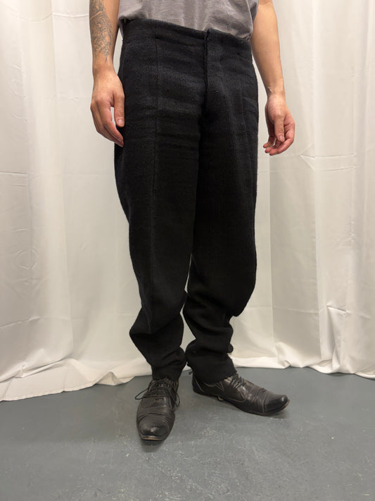 Forme D'Expression Wool Banana Cut 3D Twisted Trouser