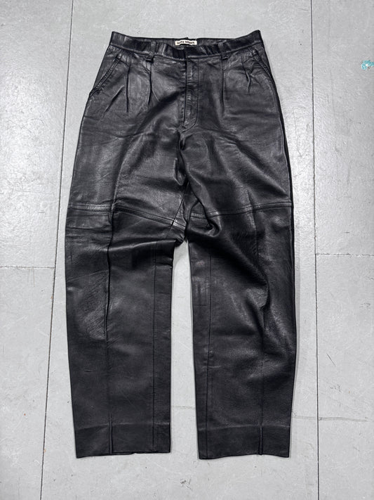 Issey Miyake 80s/90s Wide Leather Trouser