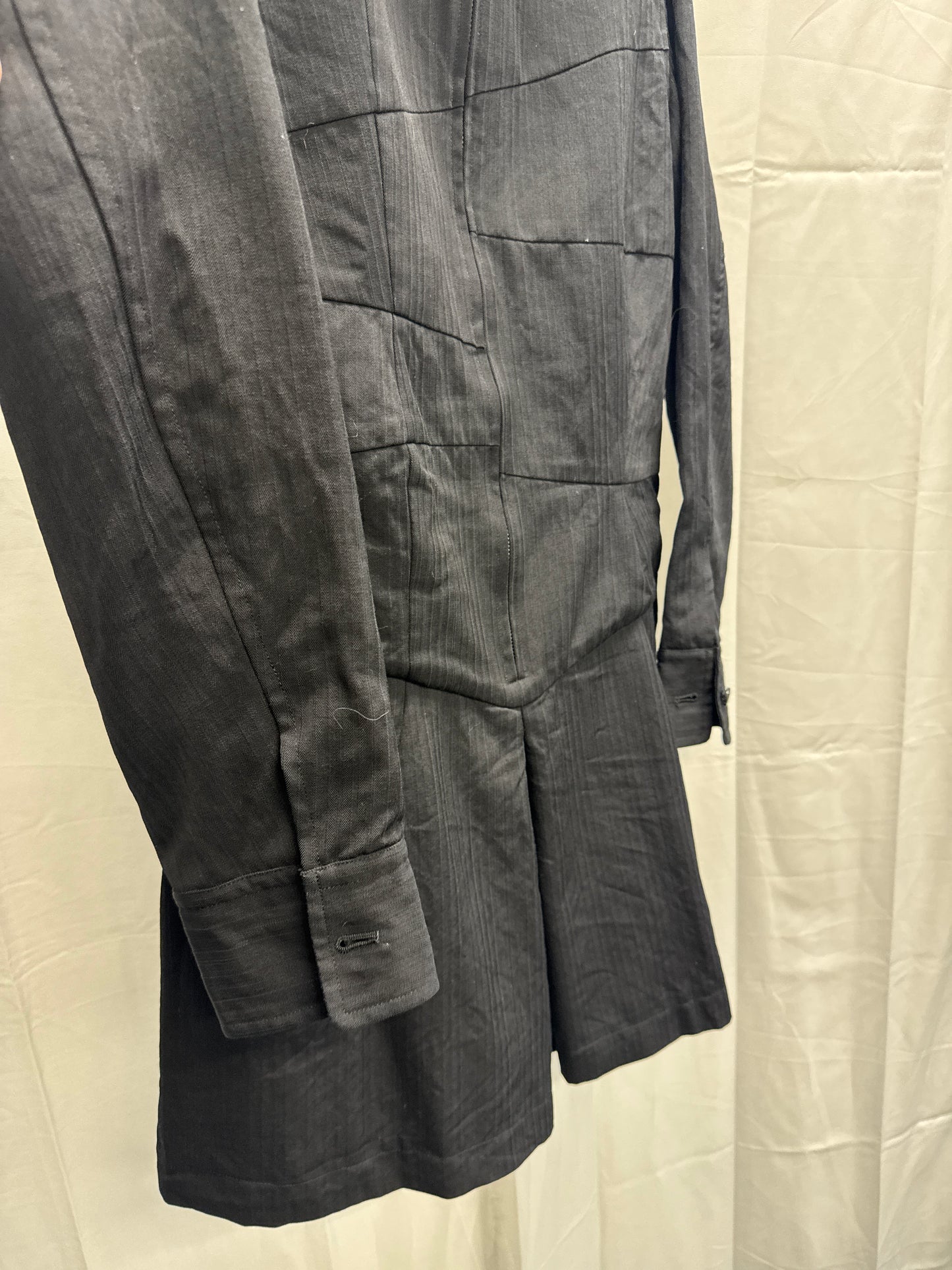 masaki matsushima spliced pattern 3/4 coat